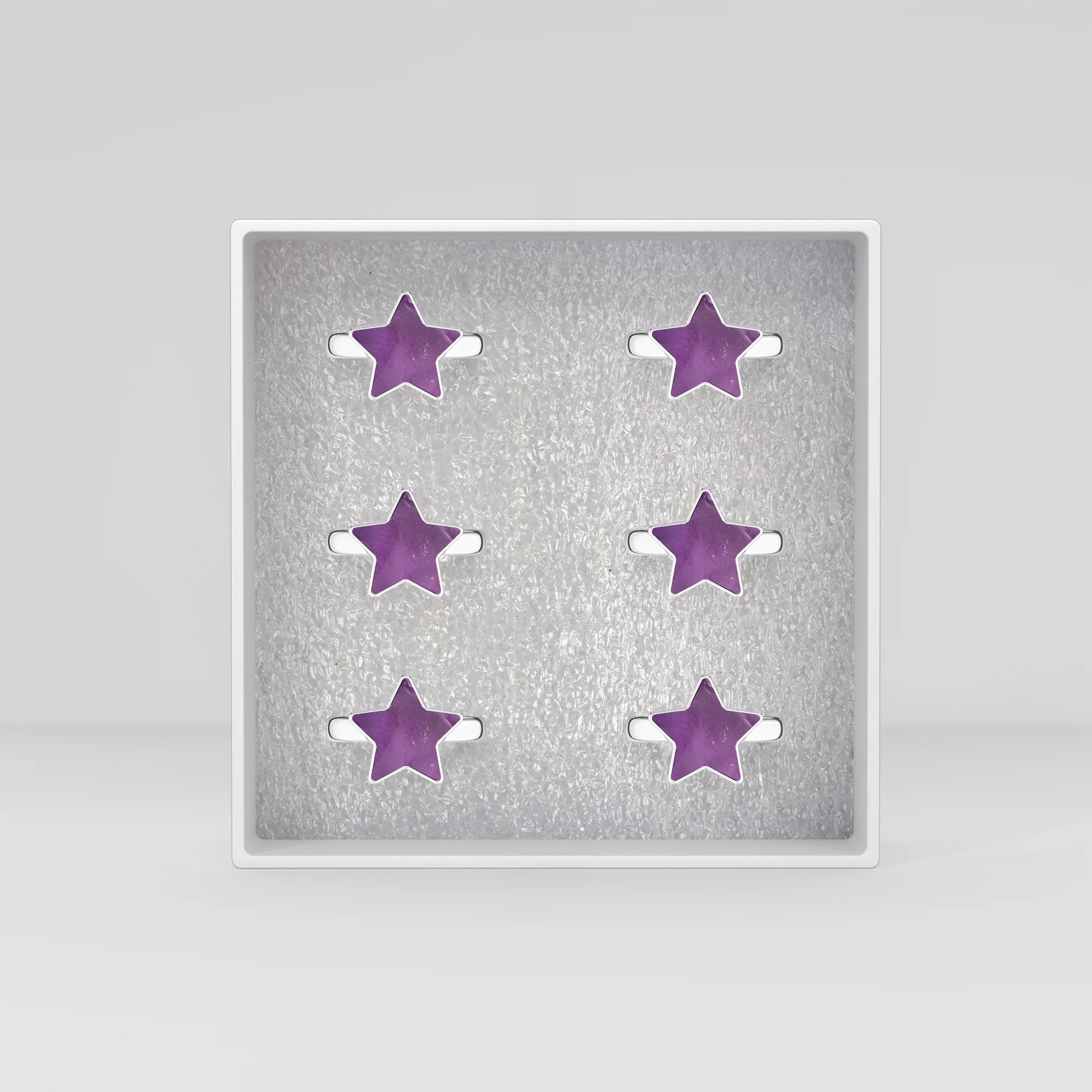 amethyst bezel-set ring