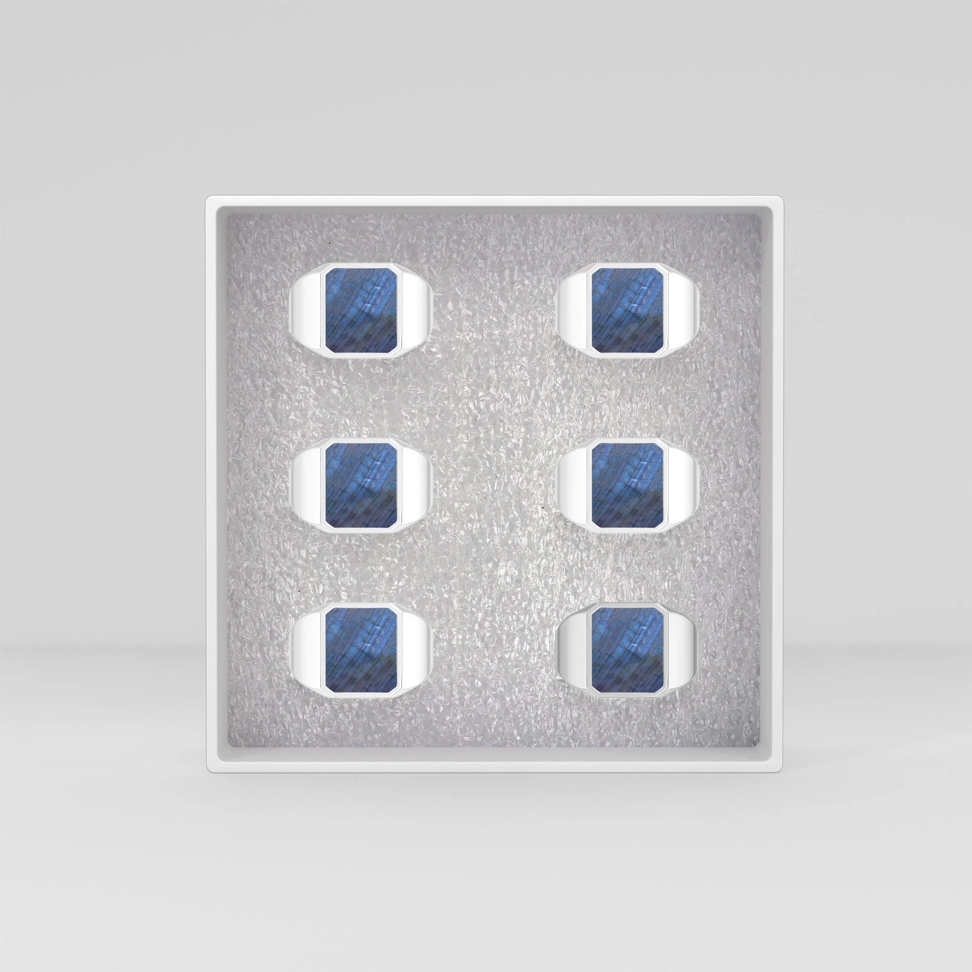 labradorite men bezel-set ring