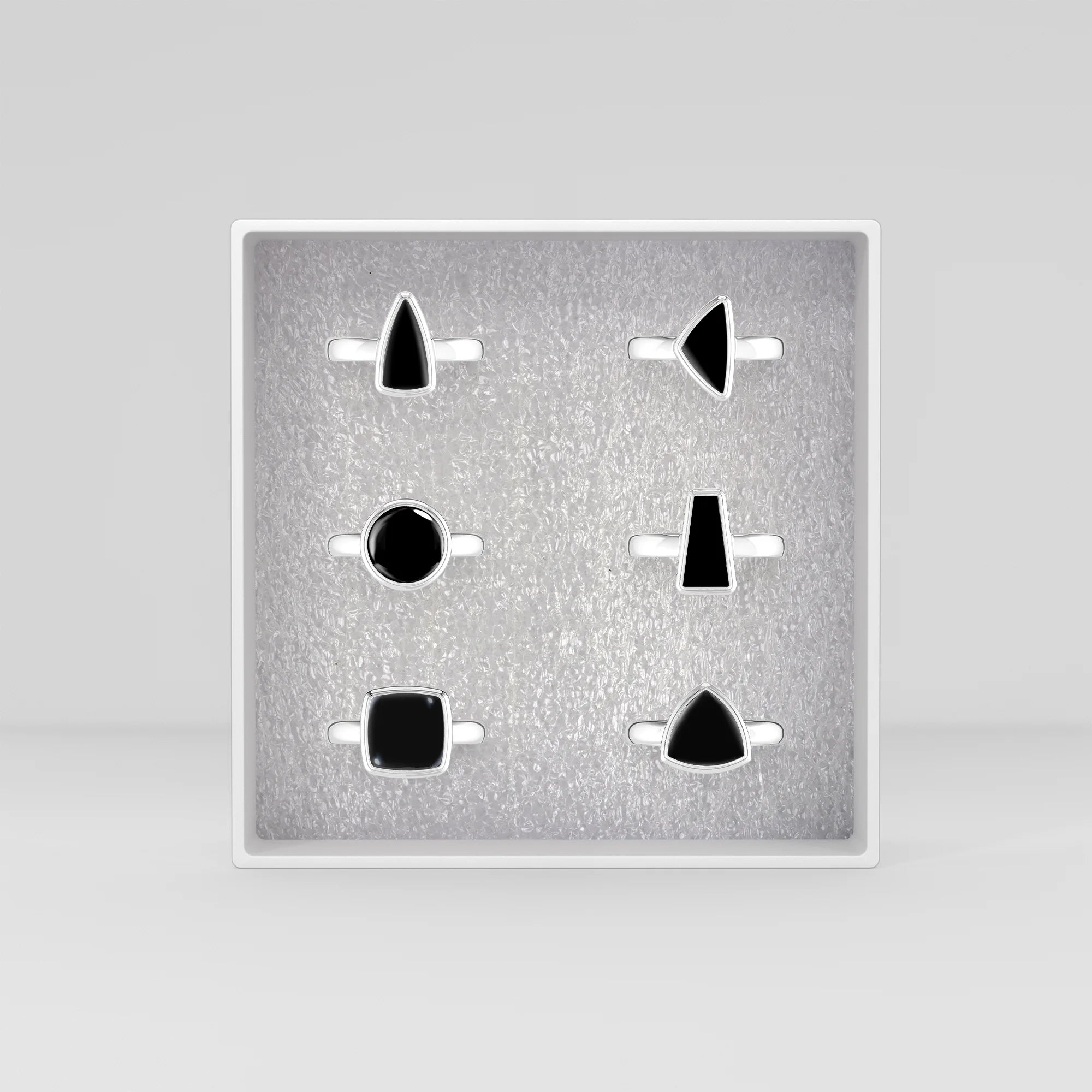 black-onyx bezel-set ring