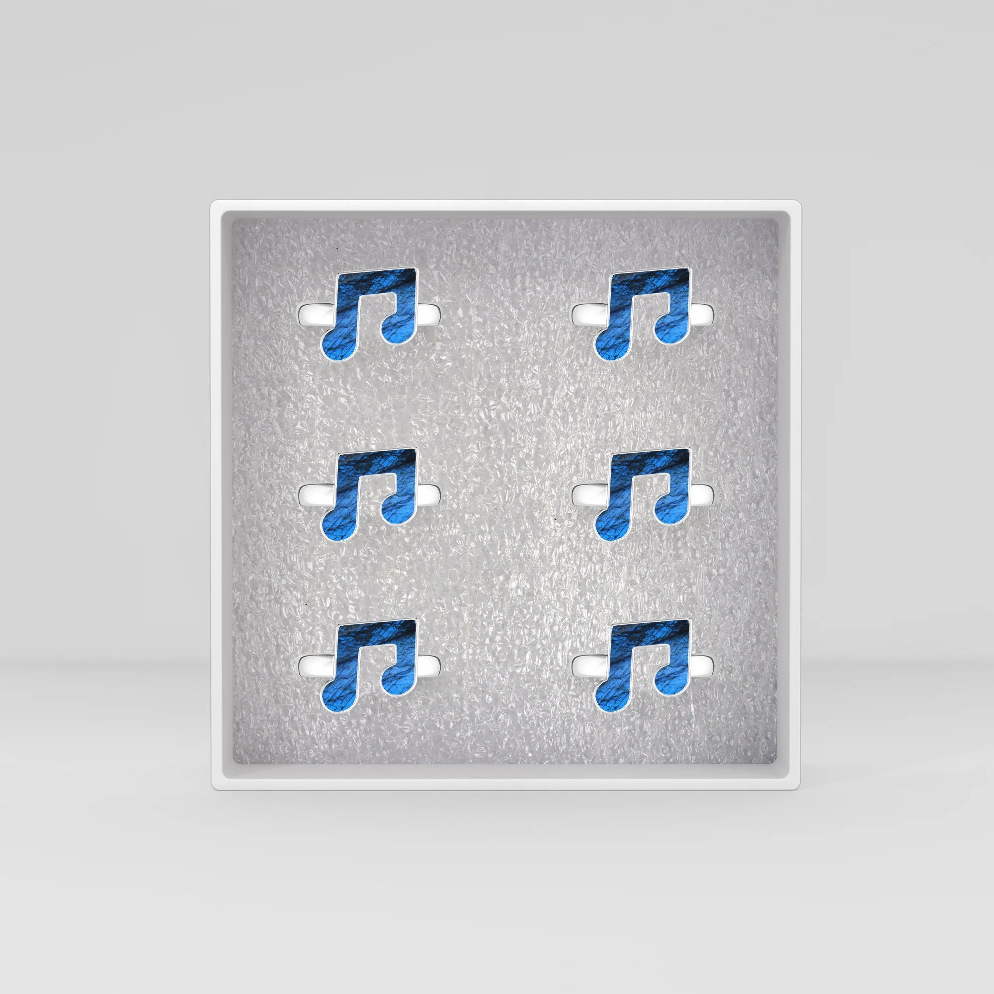 labradorite bezel-set ring