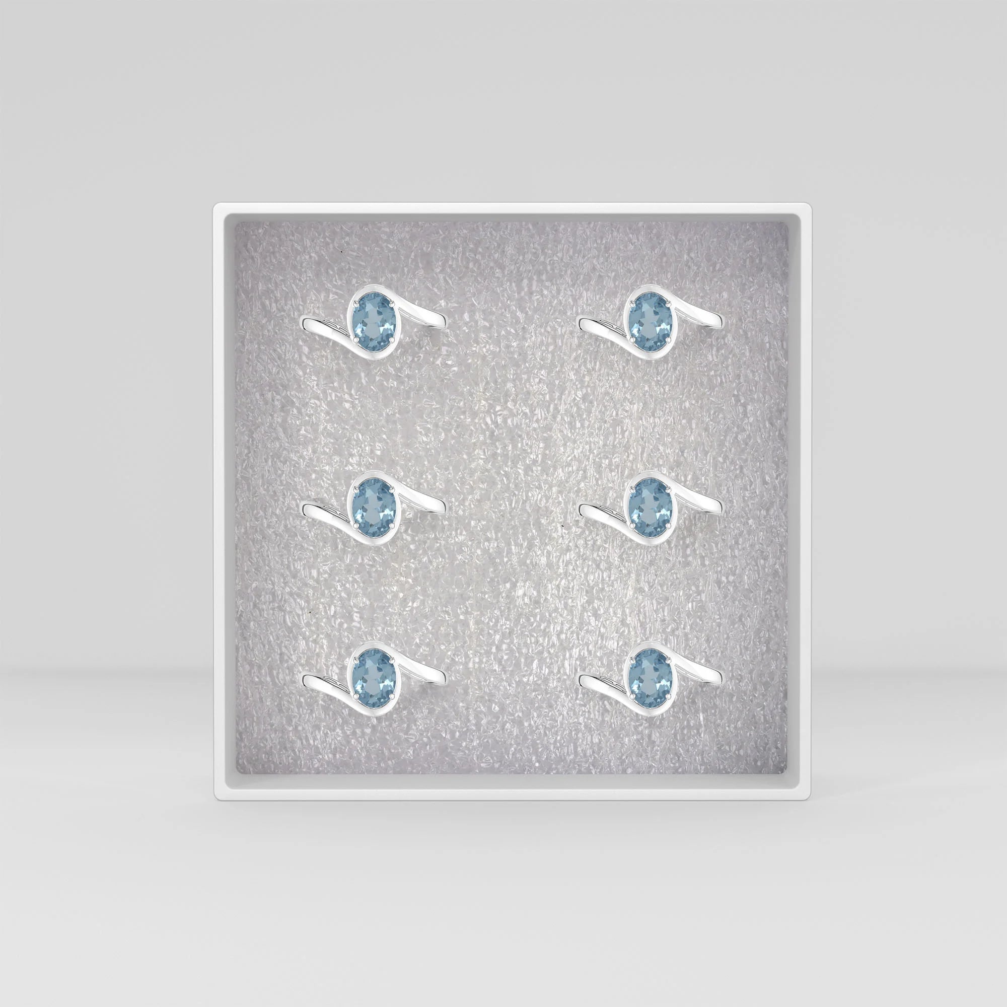 sky blue topaz bezel-set ring