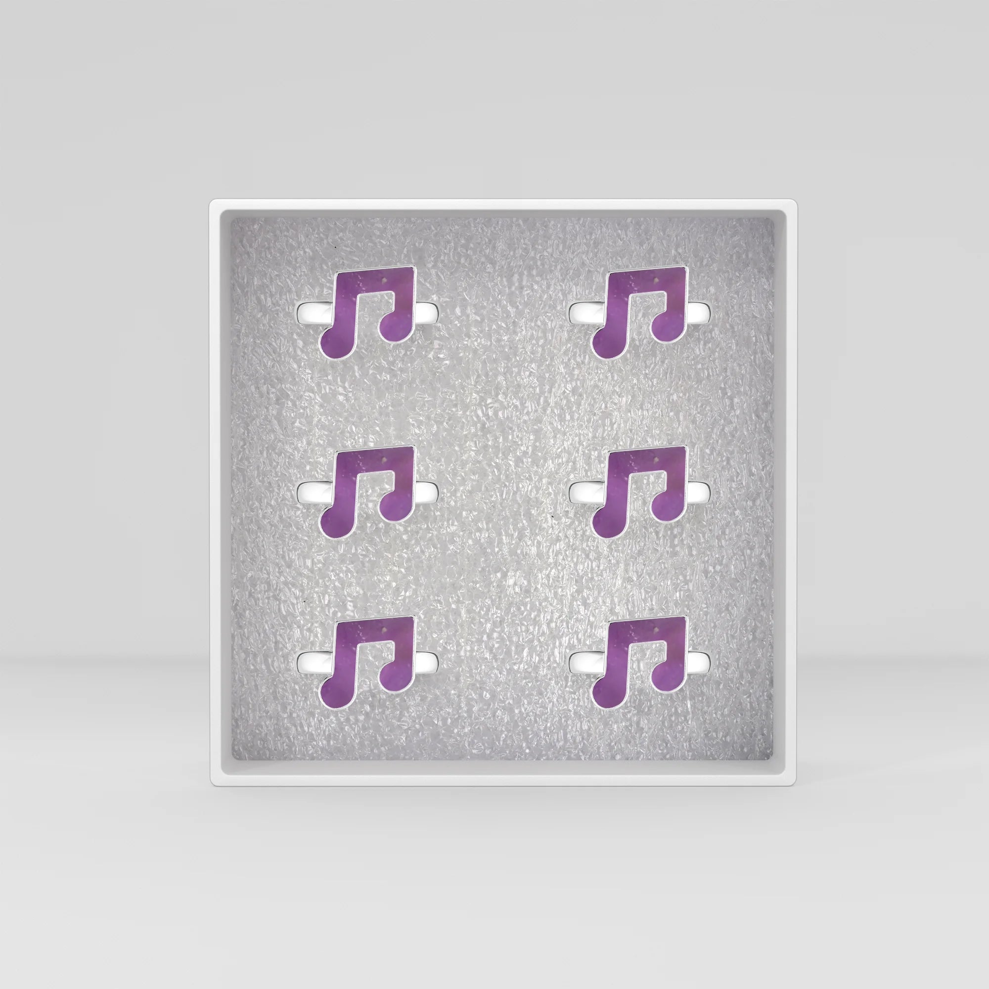 amethyst bezel-set ring