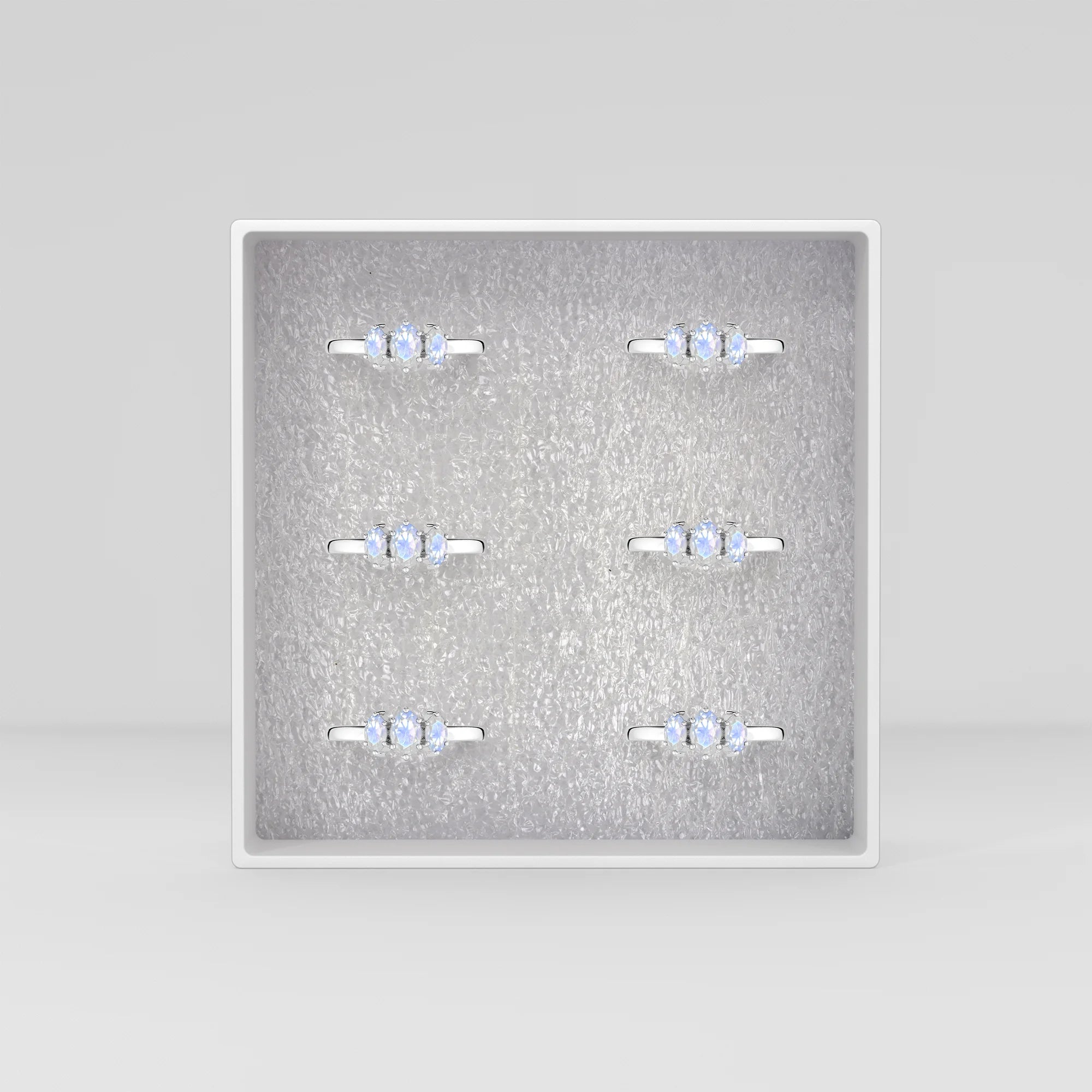 rainbow-moonstone prong-set ring