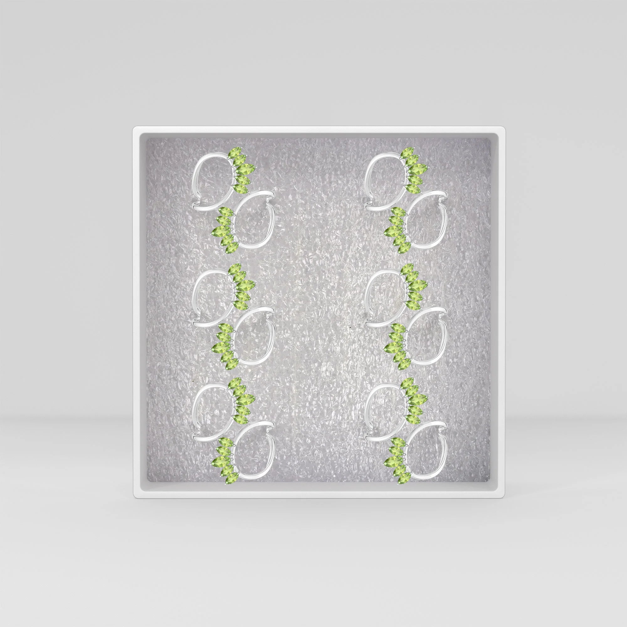 peridot prong-set ring