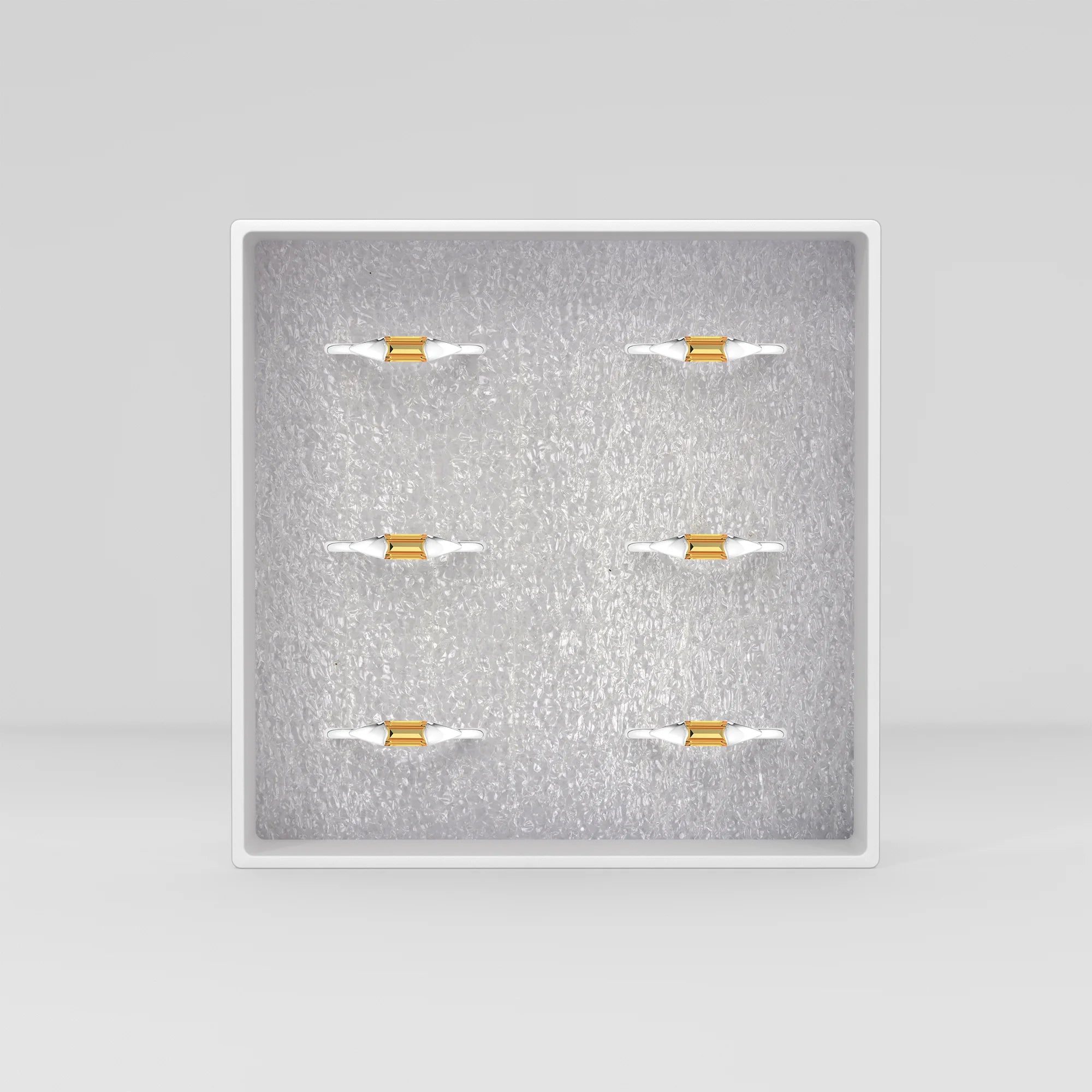 citrine bezel-set ring