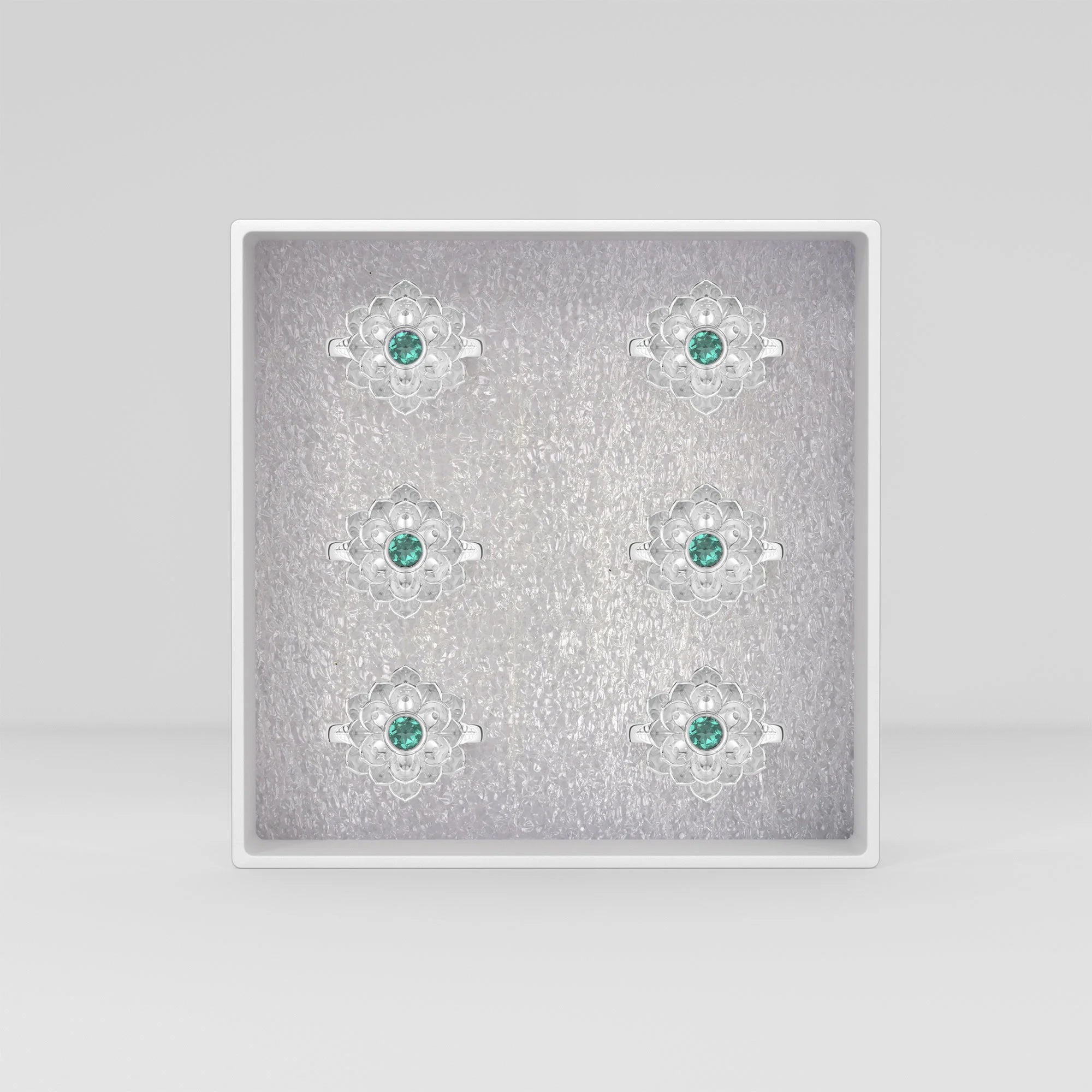 natural green tourmaline ring