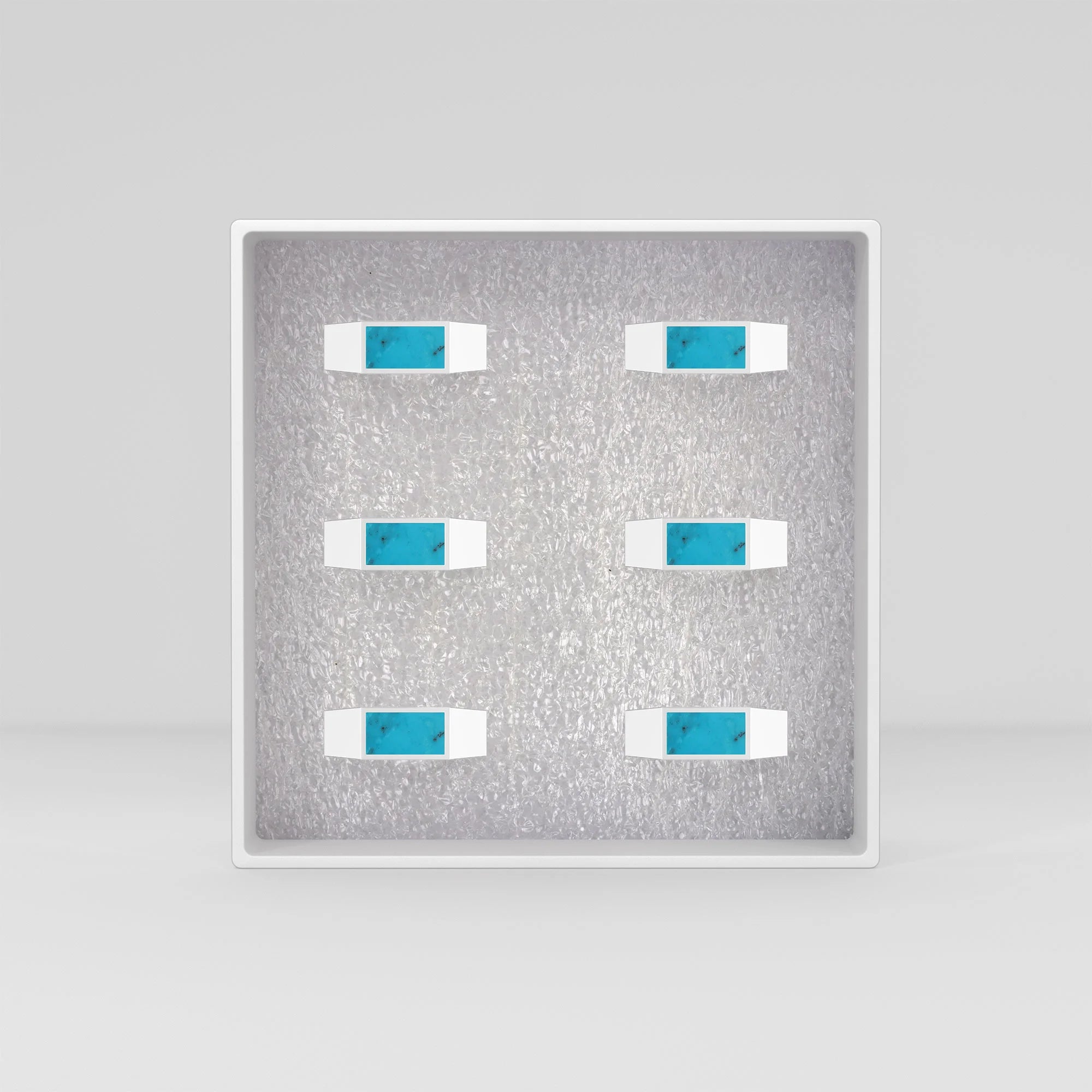 shattuckite mens bezel-set ring