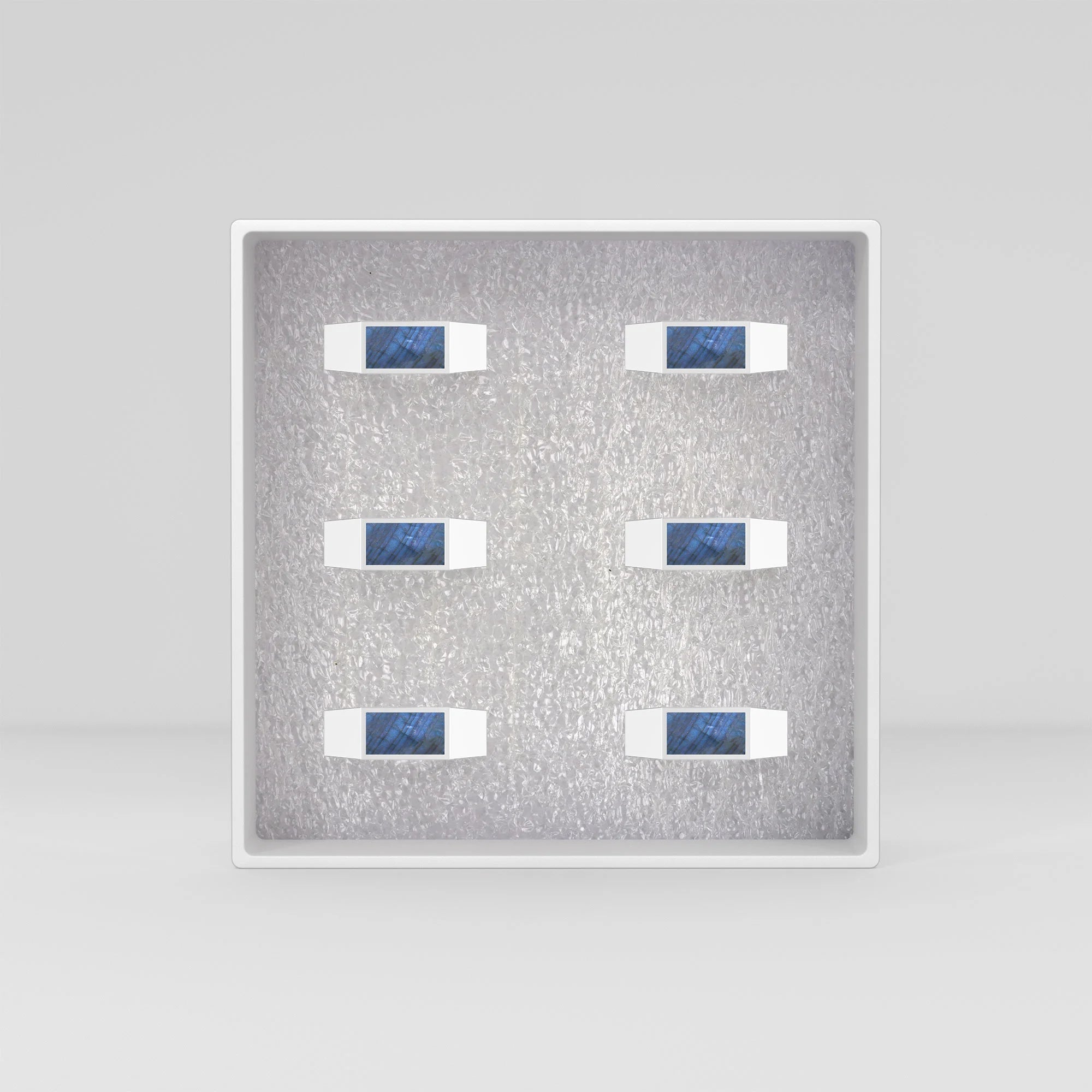 labradorite mens bezel-set ring