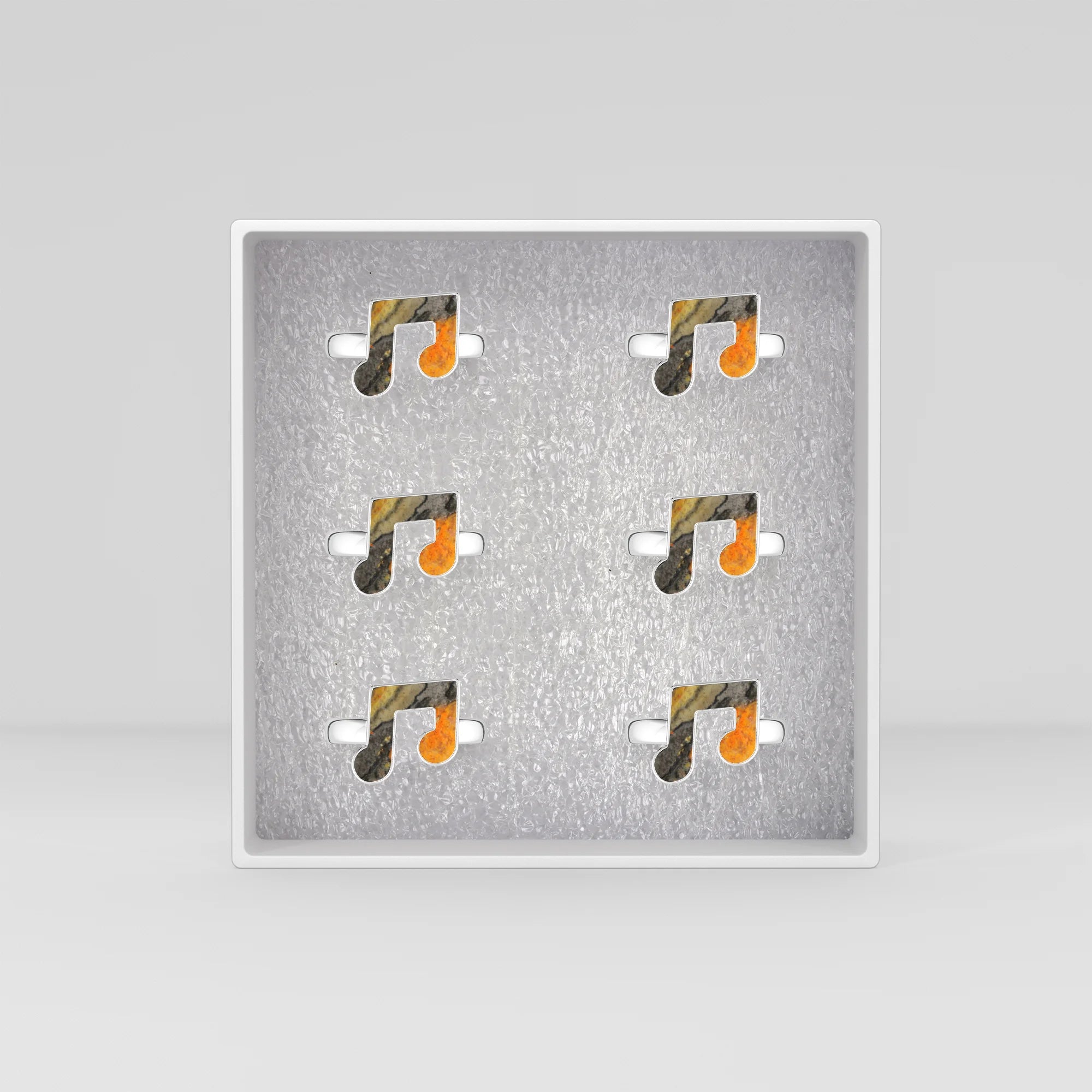 bumble bee bezel-set ring