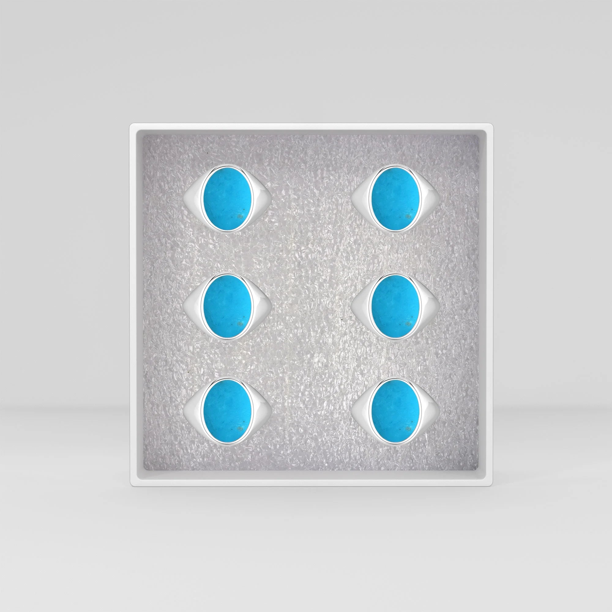 turquoise bezel-set ring