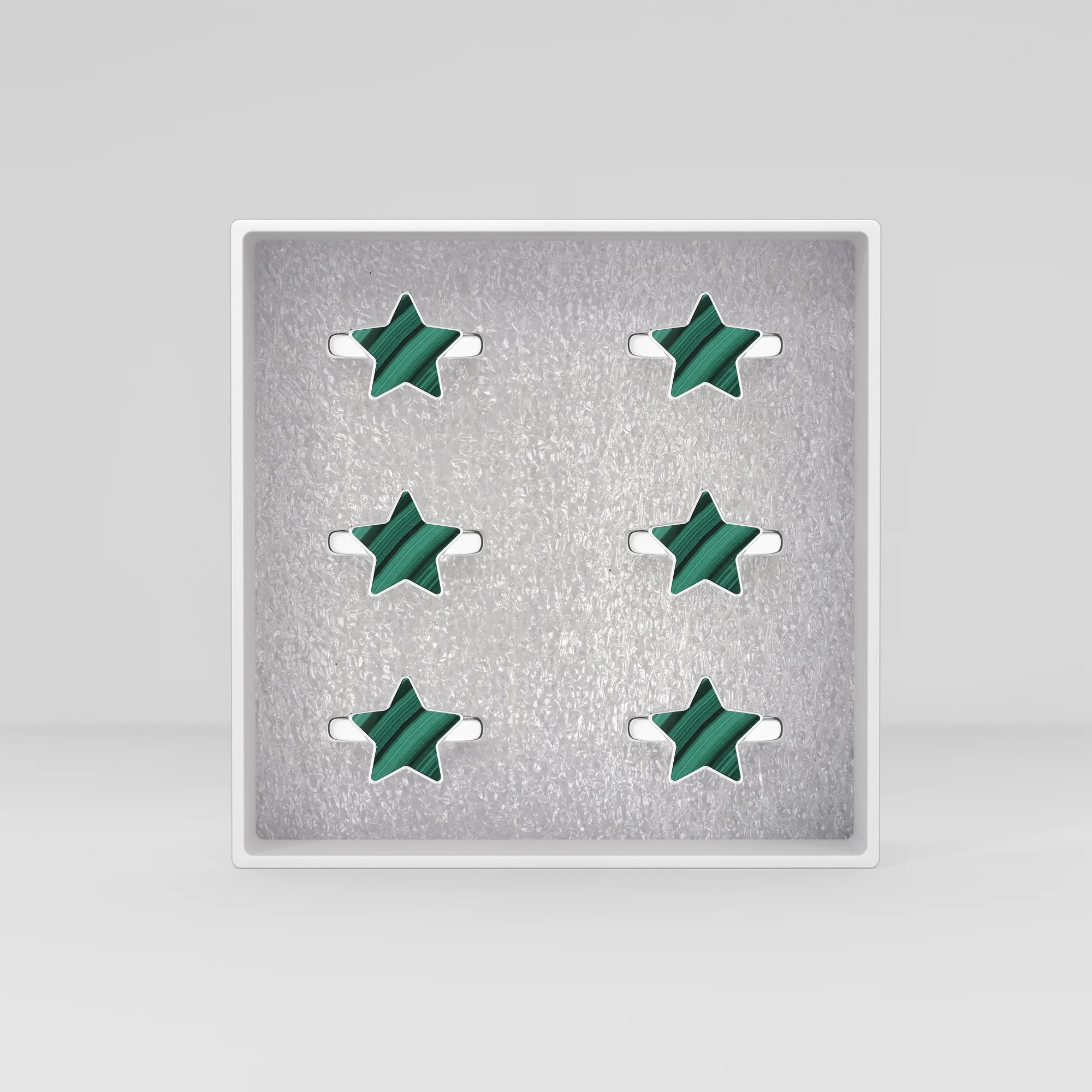 malachite bezel-set ring