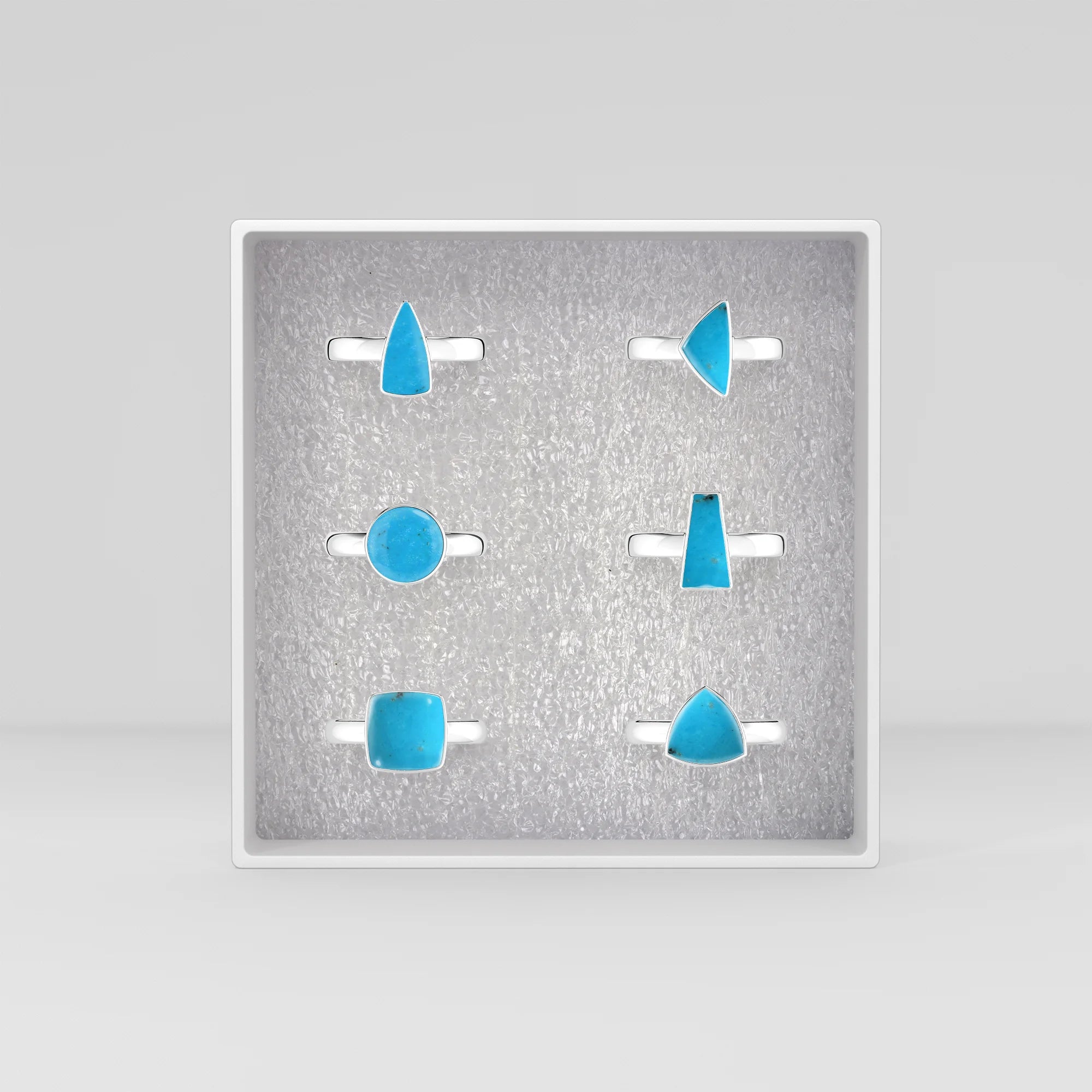 turquoise bezel-set ring