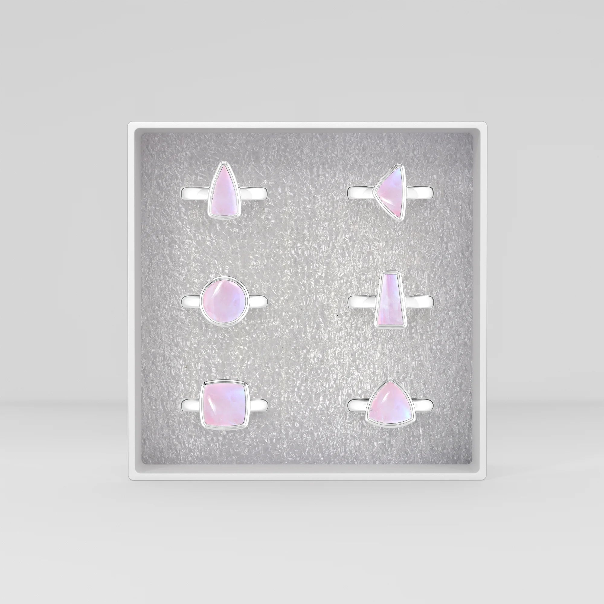 pink-moonstone bezel-set ring