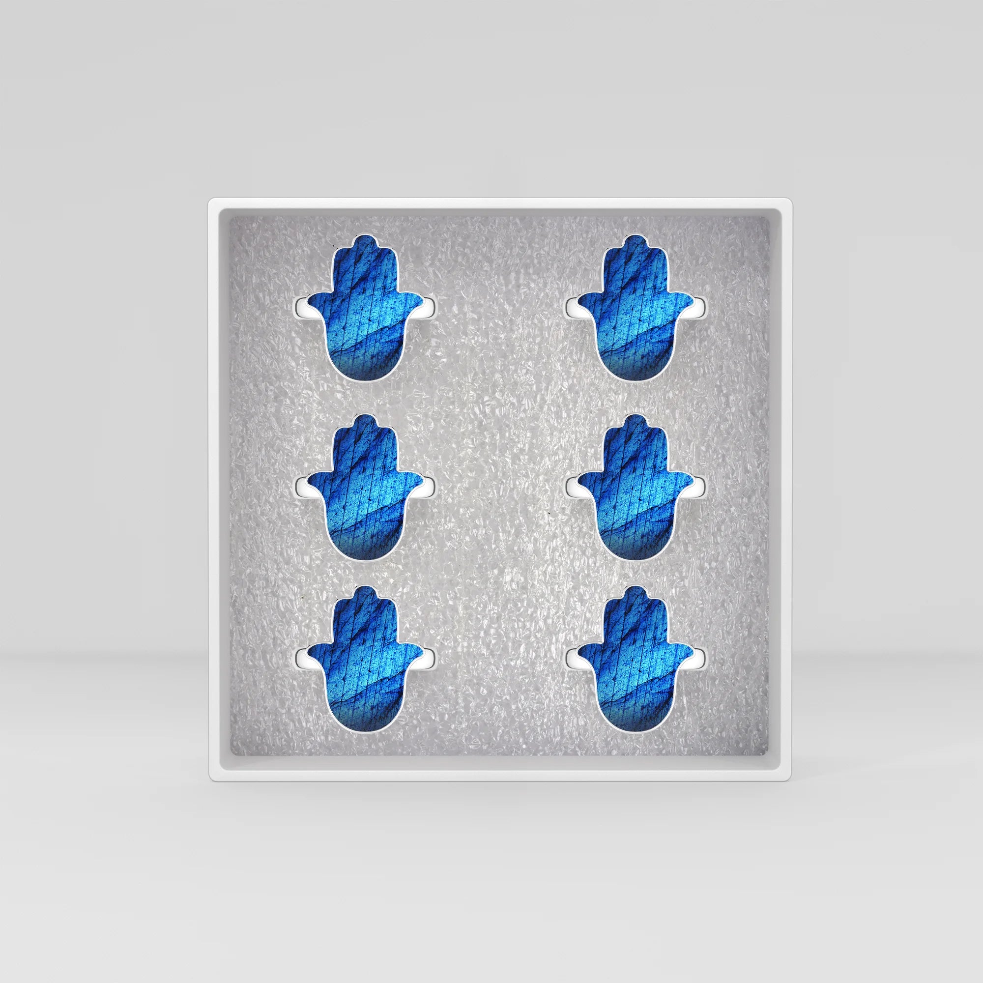 labradorite bezel-set ring