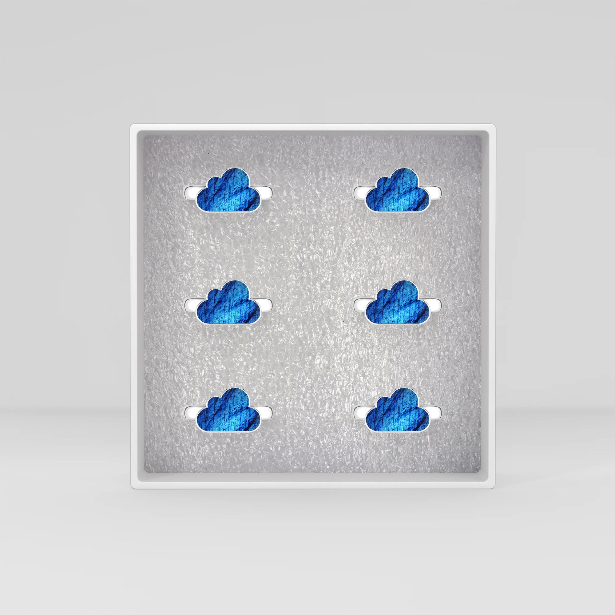 labradorite bezel-set ring