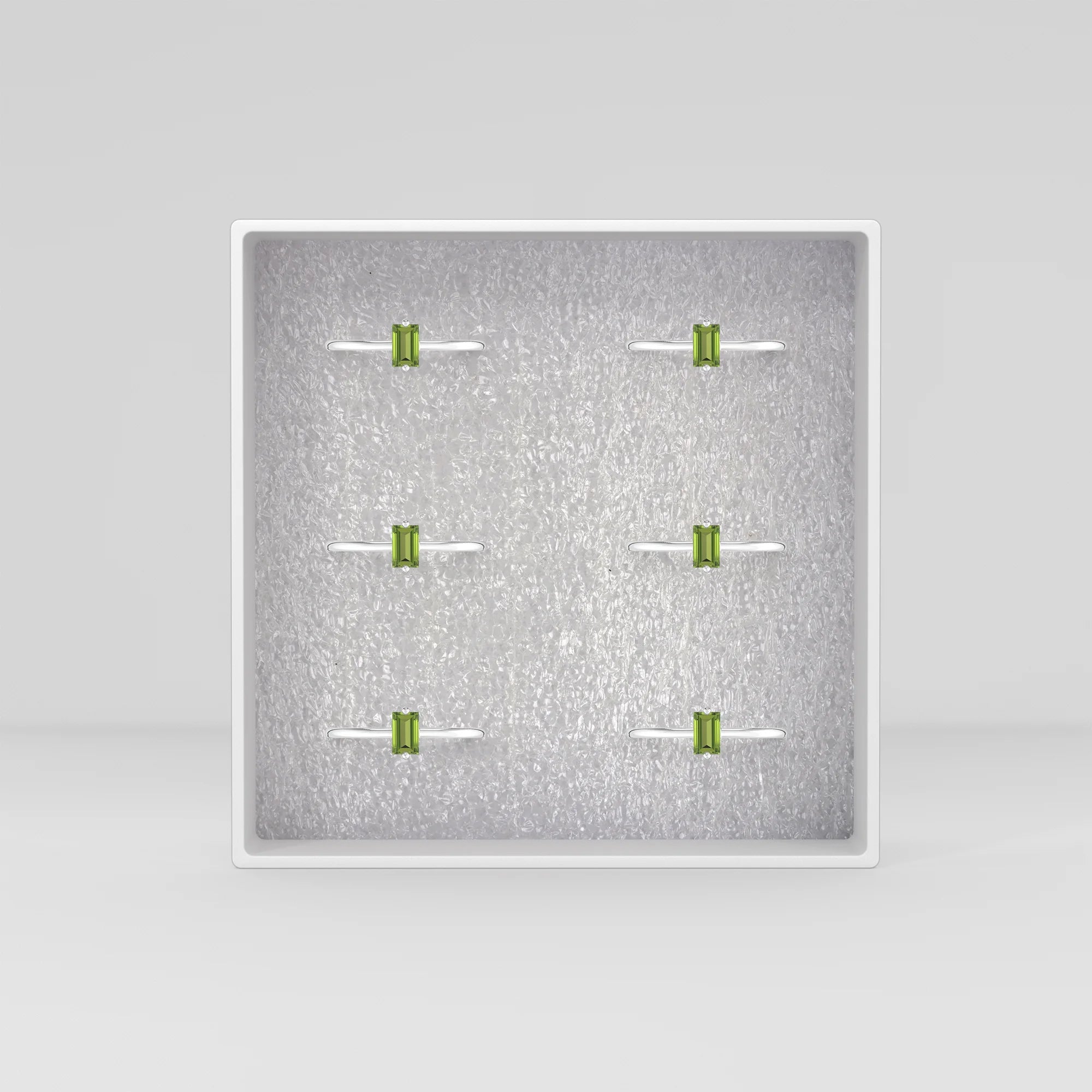 peridot prong-set ring