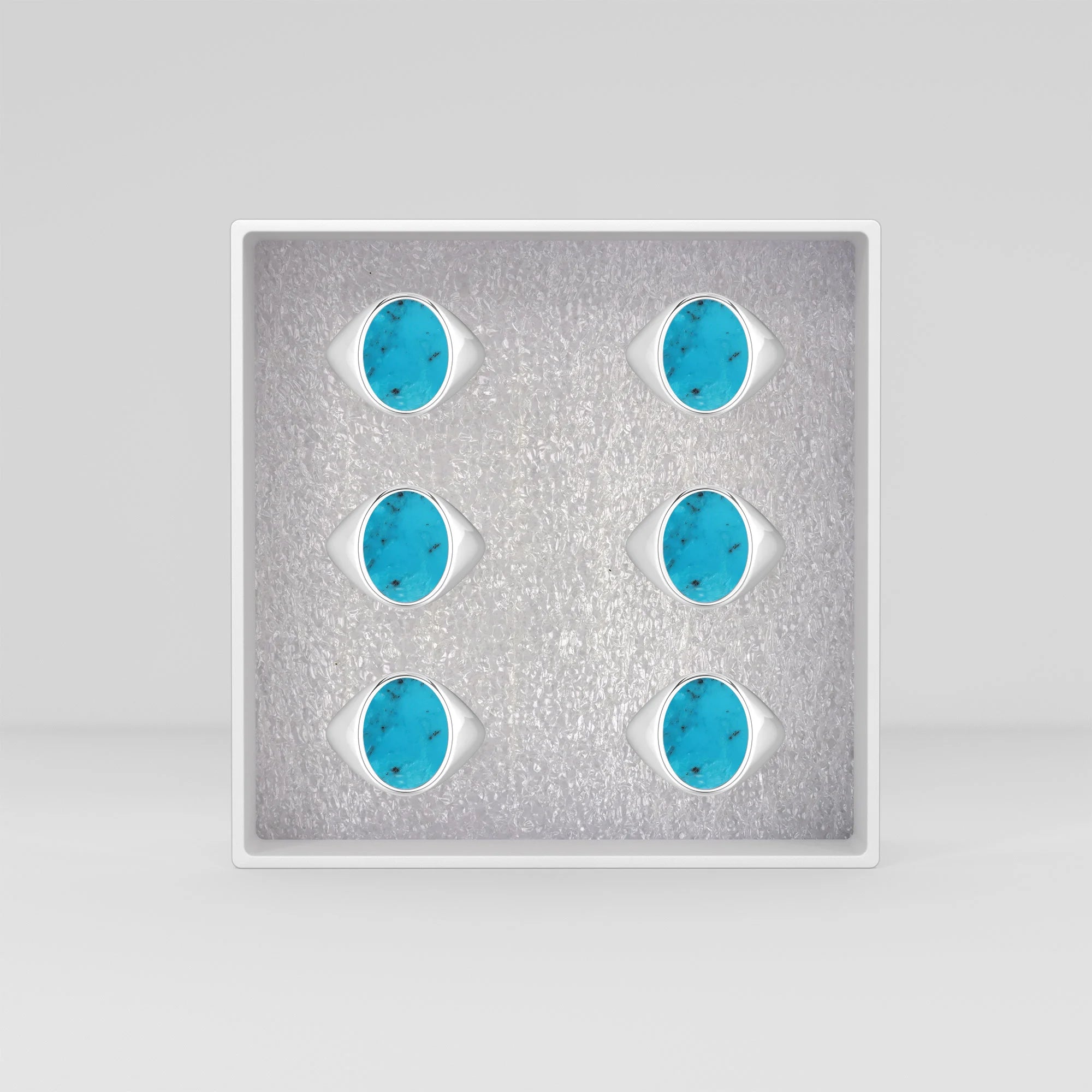 shattuckite bezel-set ring