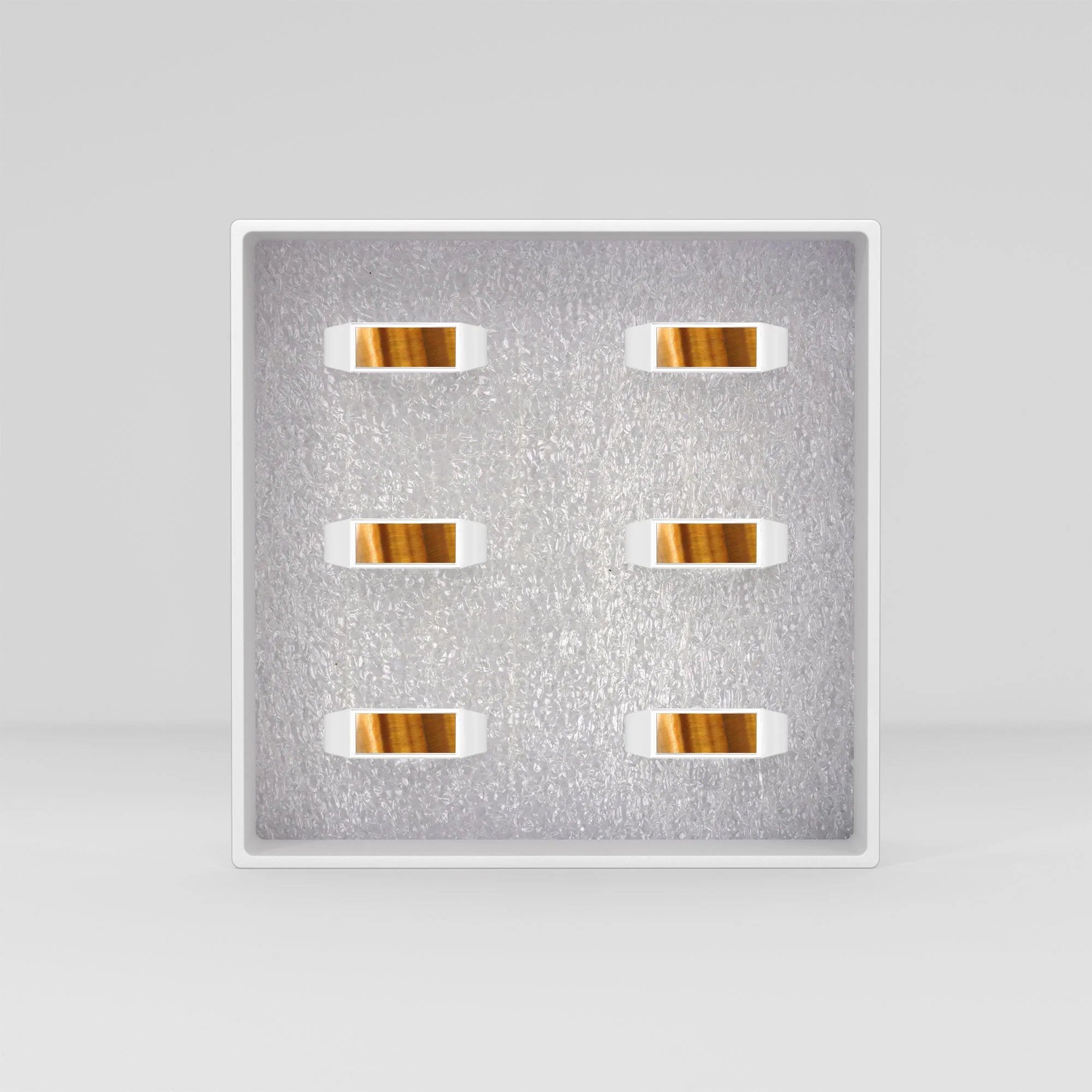 tiger eye prong-set ring