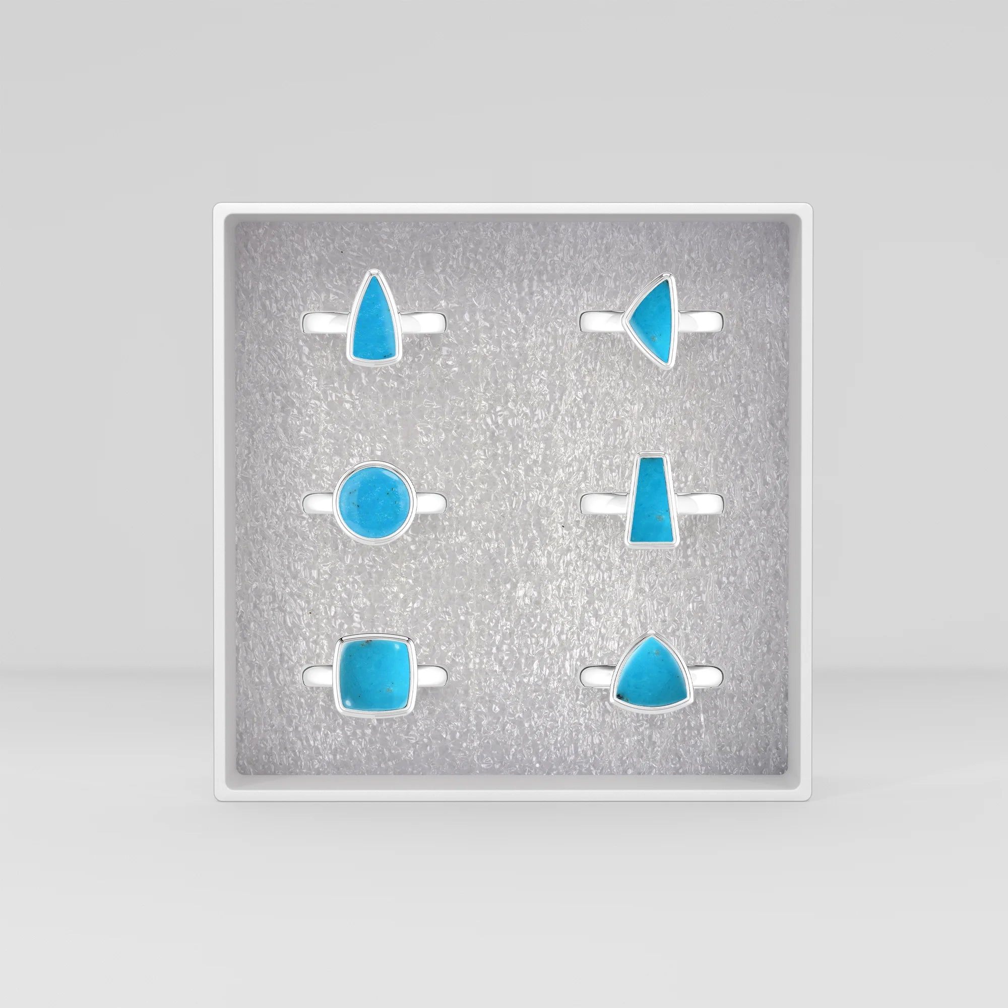 turquoise bezel-set ring