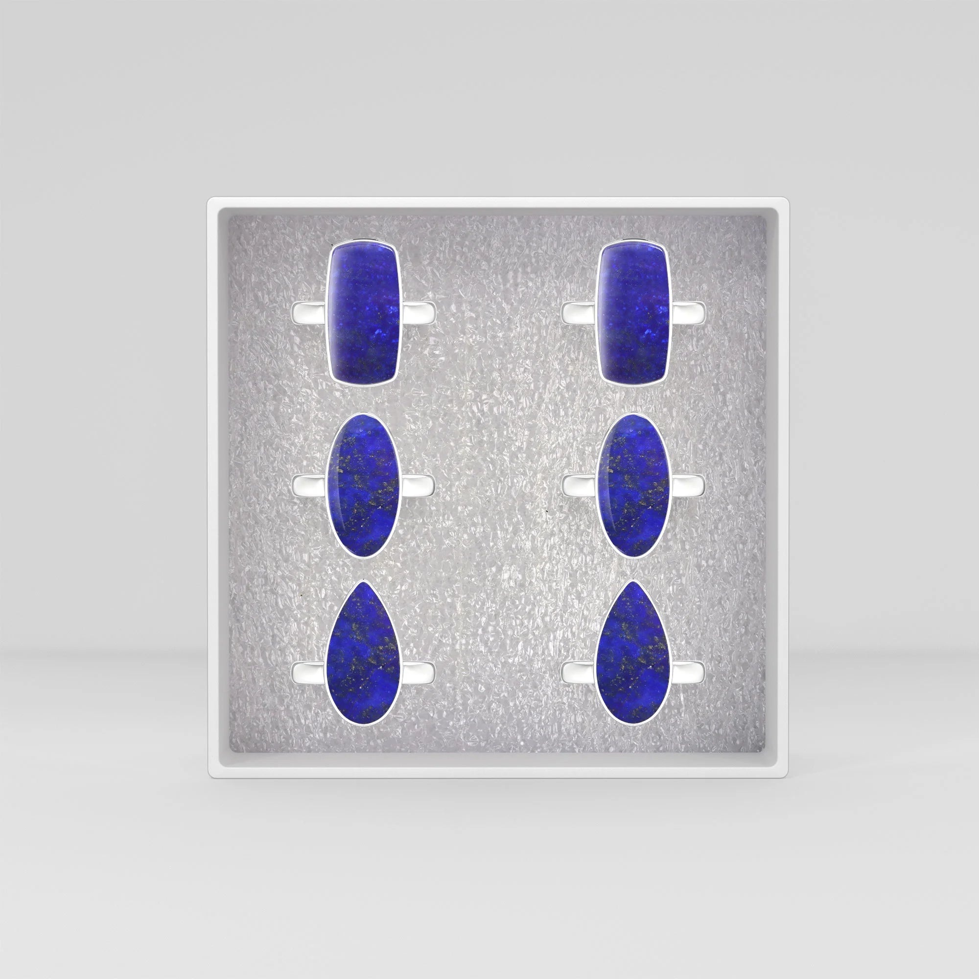 lapis-lazuli bezel-set ring