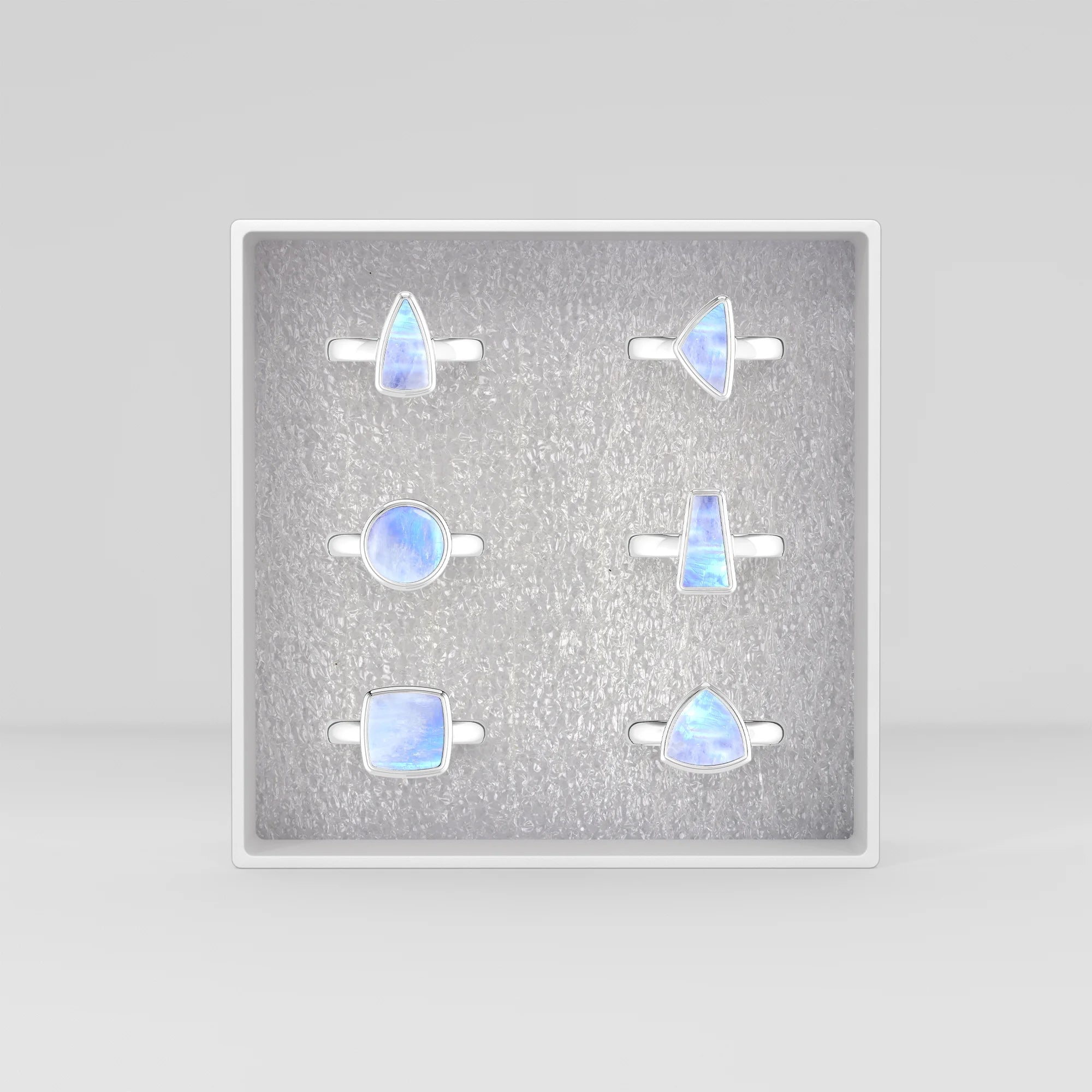 purple-moonstone bezel-set ring