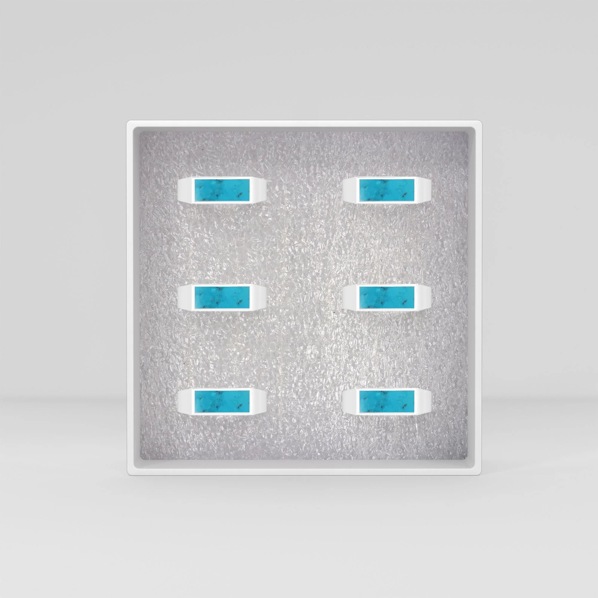 shattuckite bezel-set ring