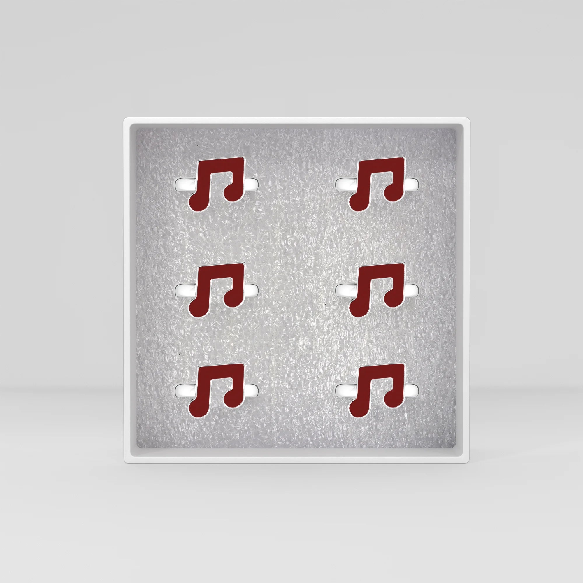 red garnet bezel-set ring