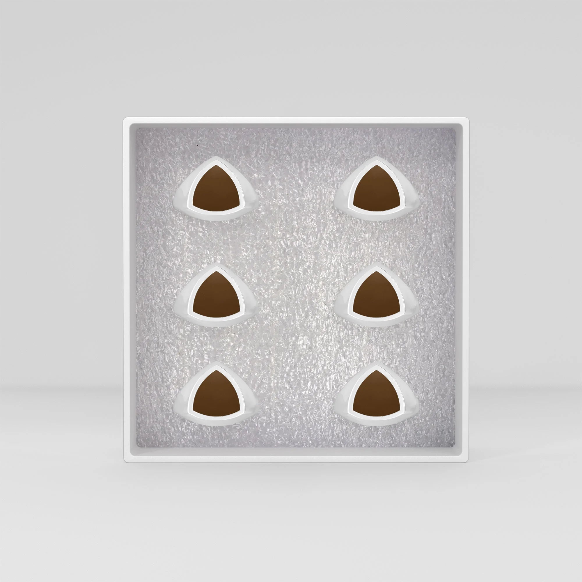 smoky quartz men prong-set ring