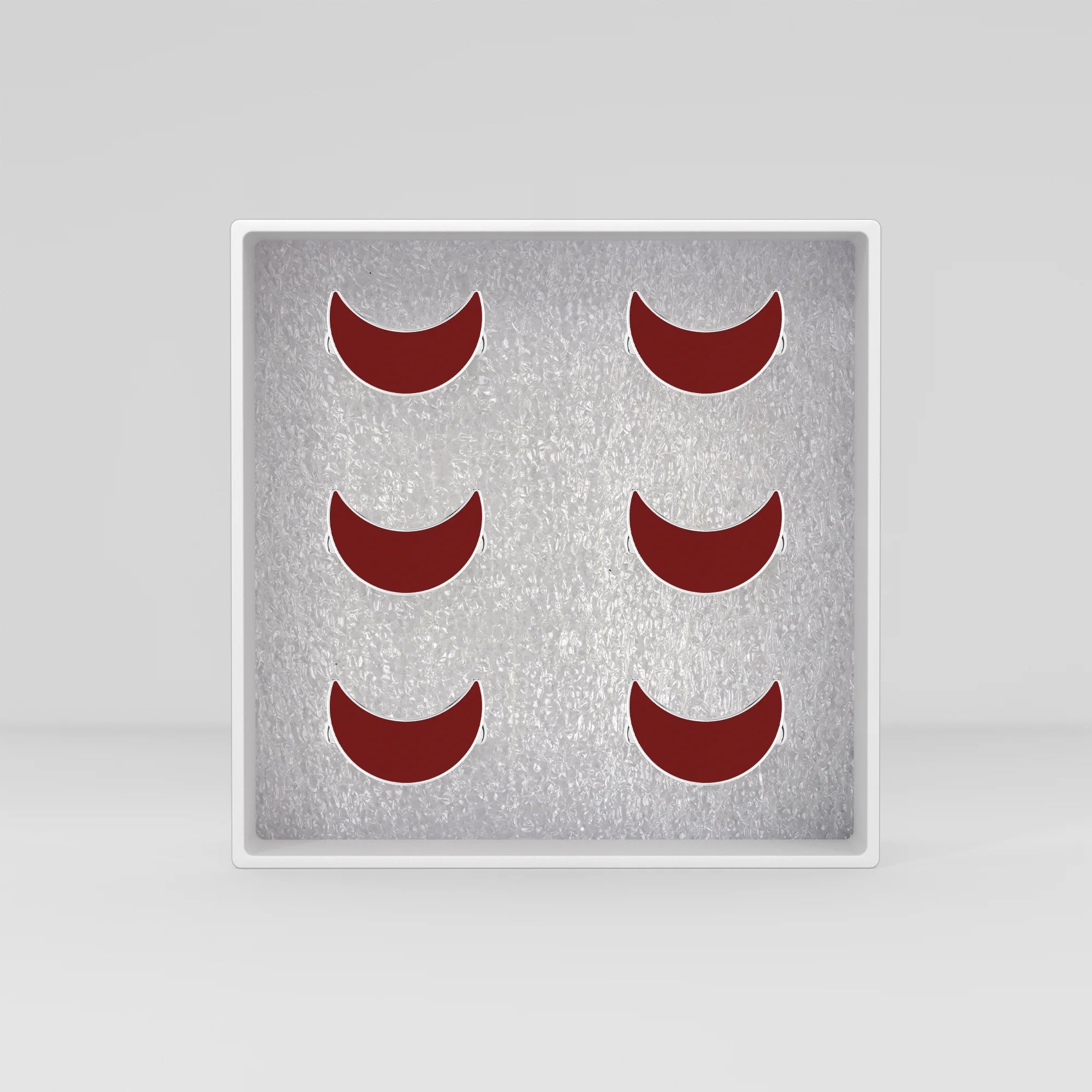 red garnet bezel-set ring