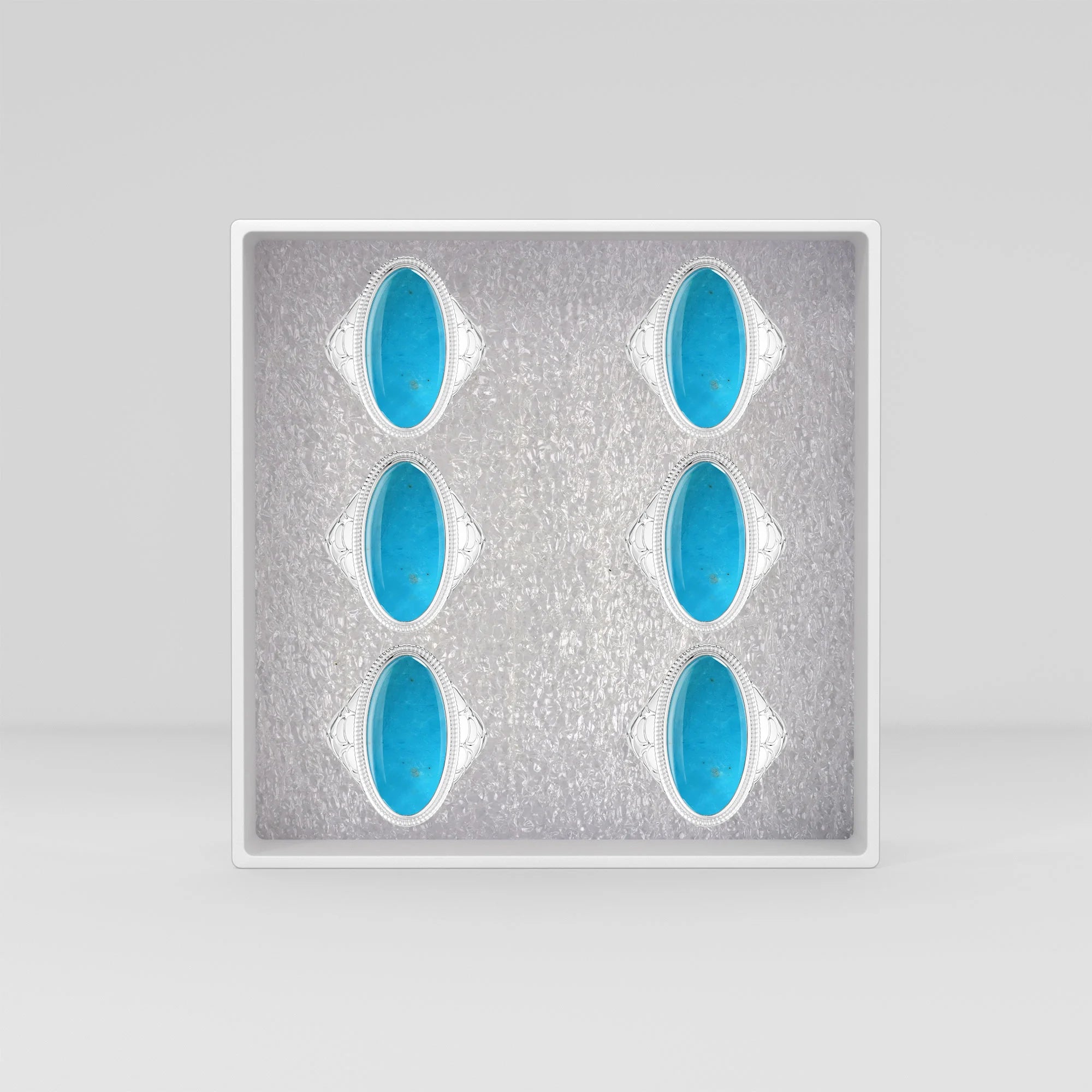 turquoise bezel-set ring