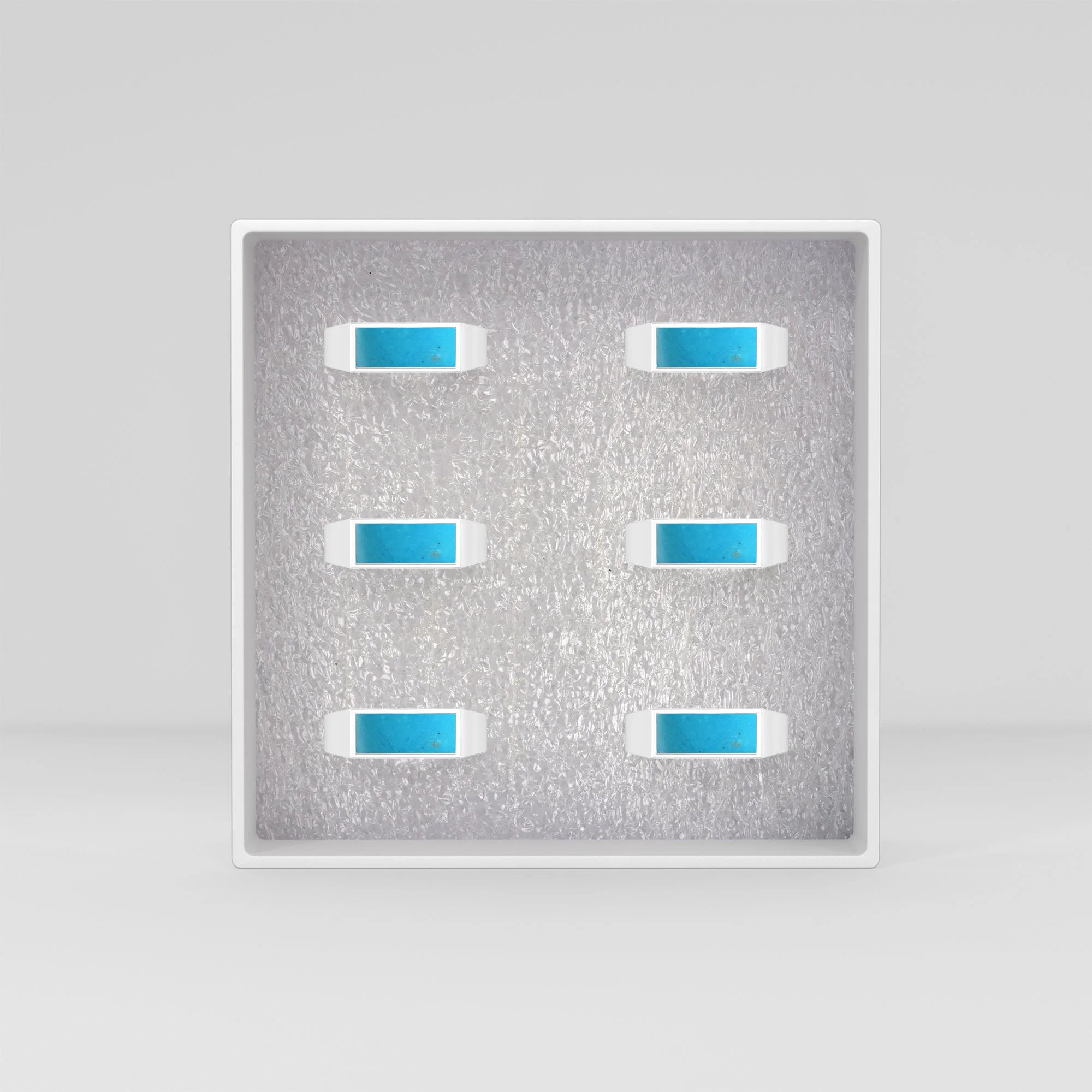 turquoise bezel-set ring