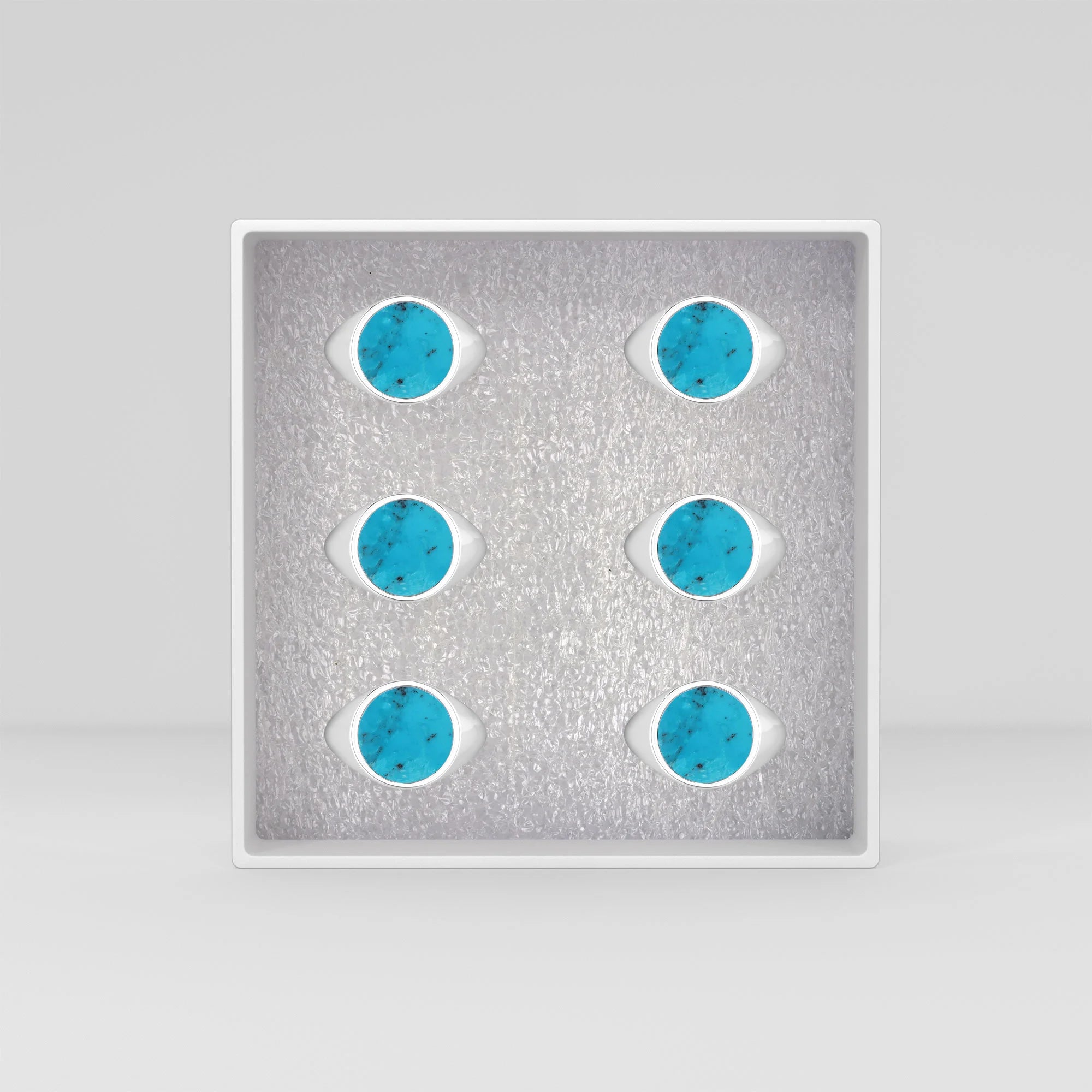 shattuckite mens bezel-set ring