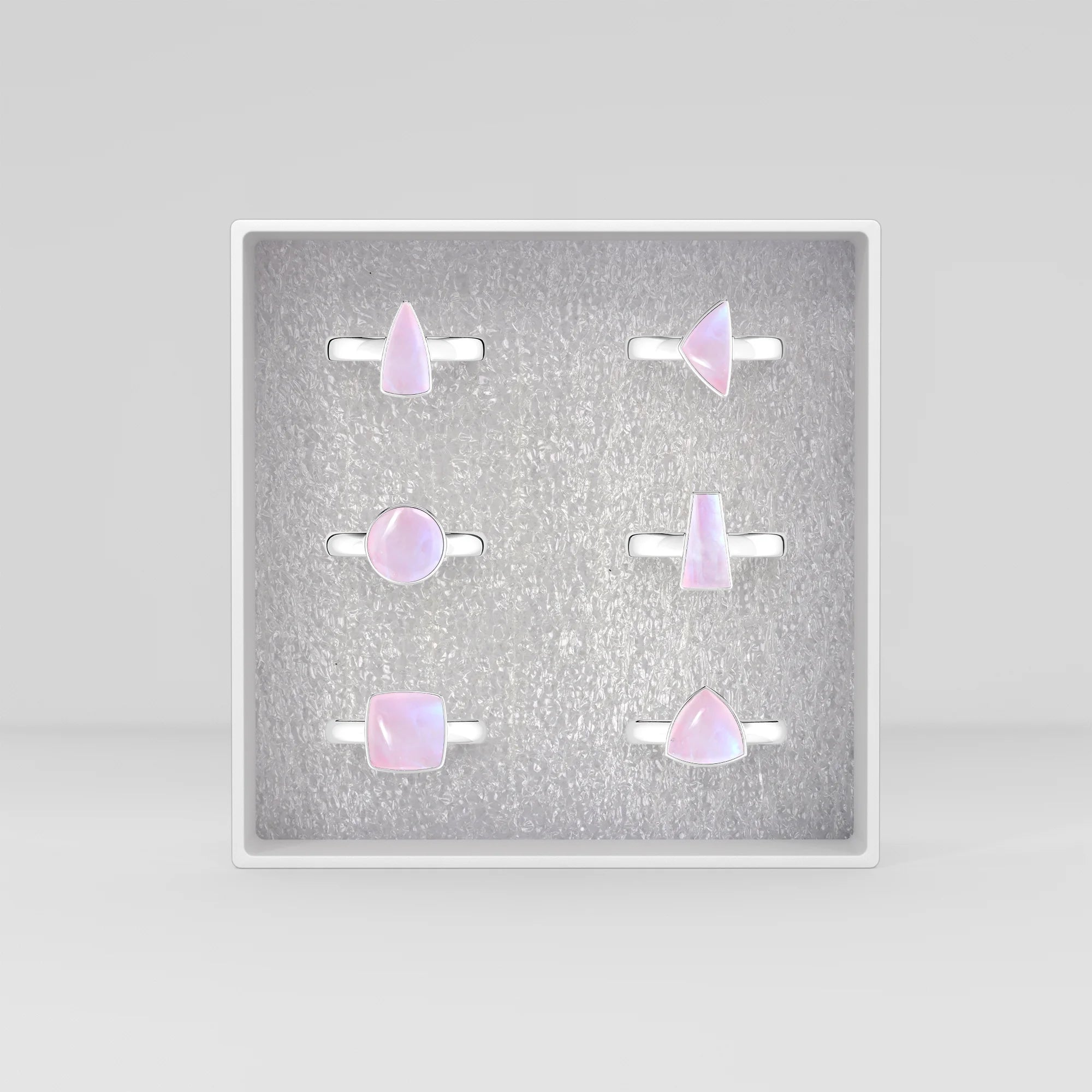 pink-moonstone bezel-set ring