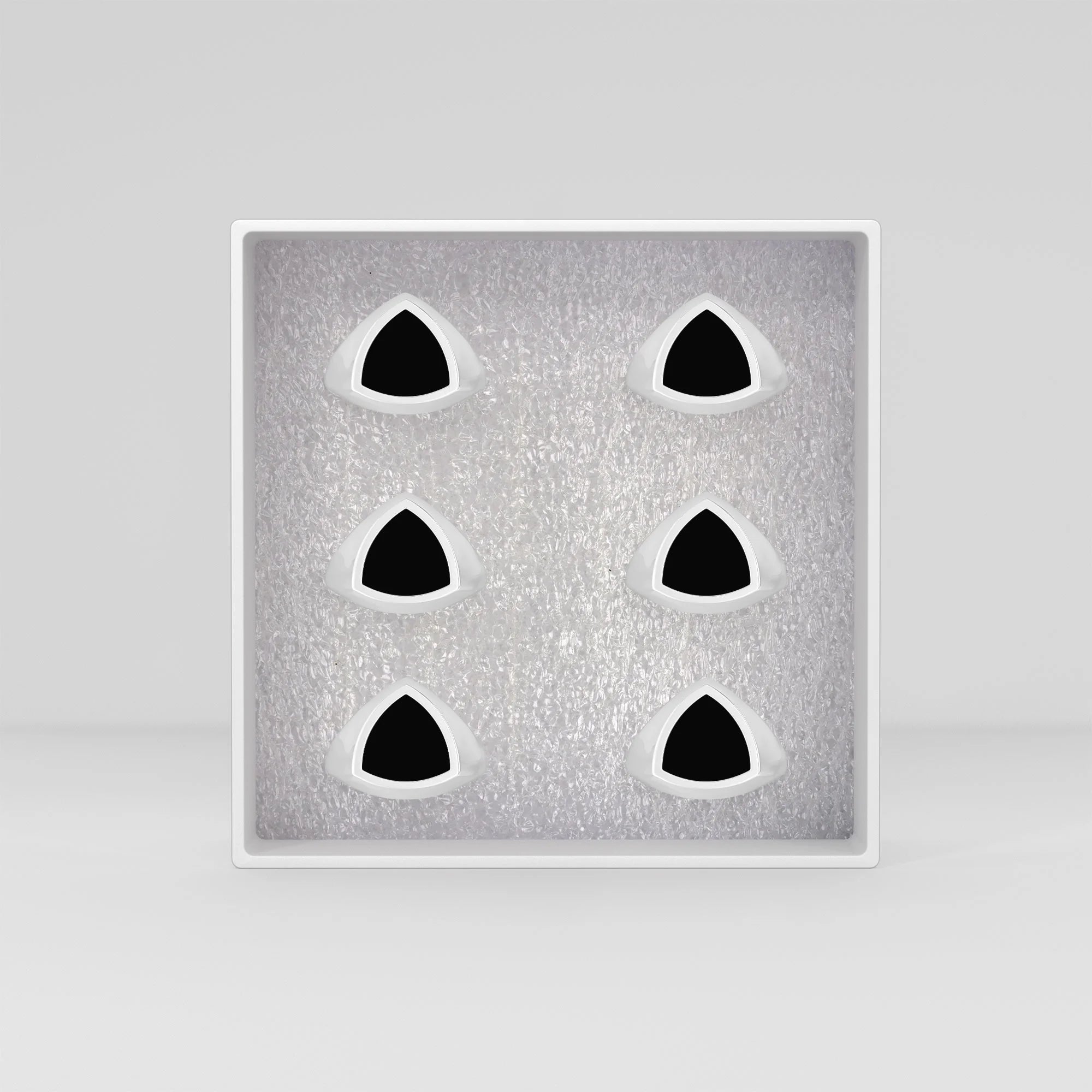 black tourmaline men bezel-set ring