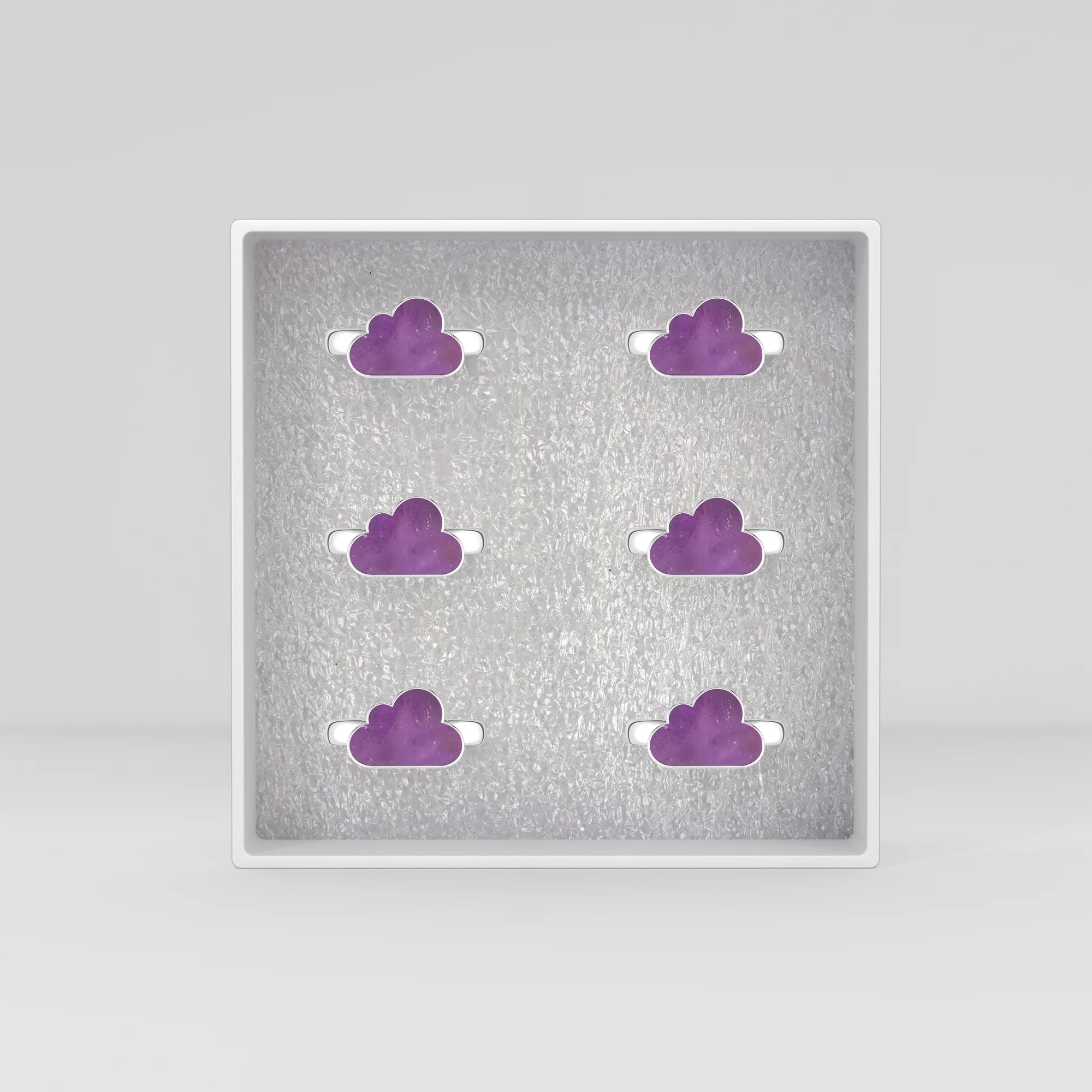 amethyst bezel-set ring