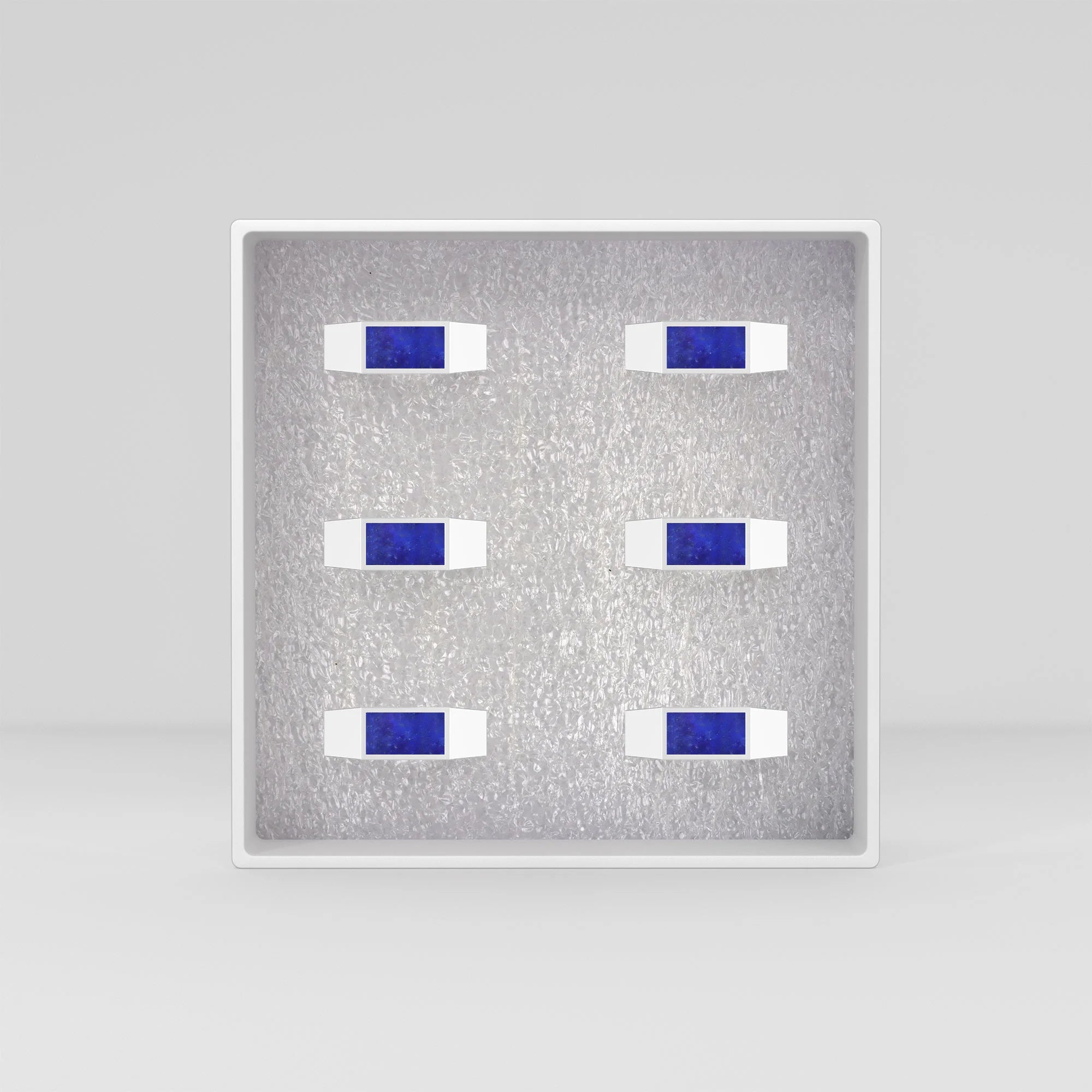 lapis lazuli mens bezel-set ring