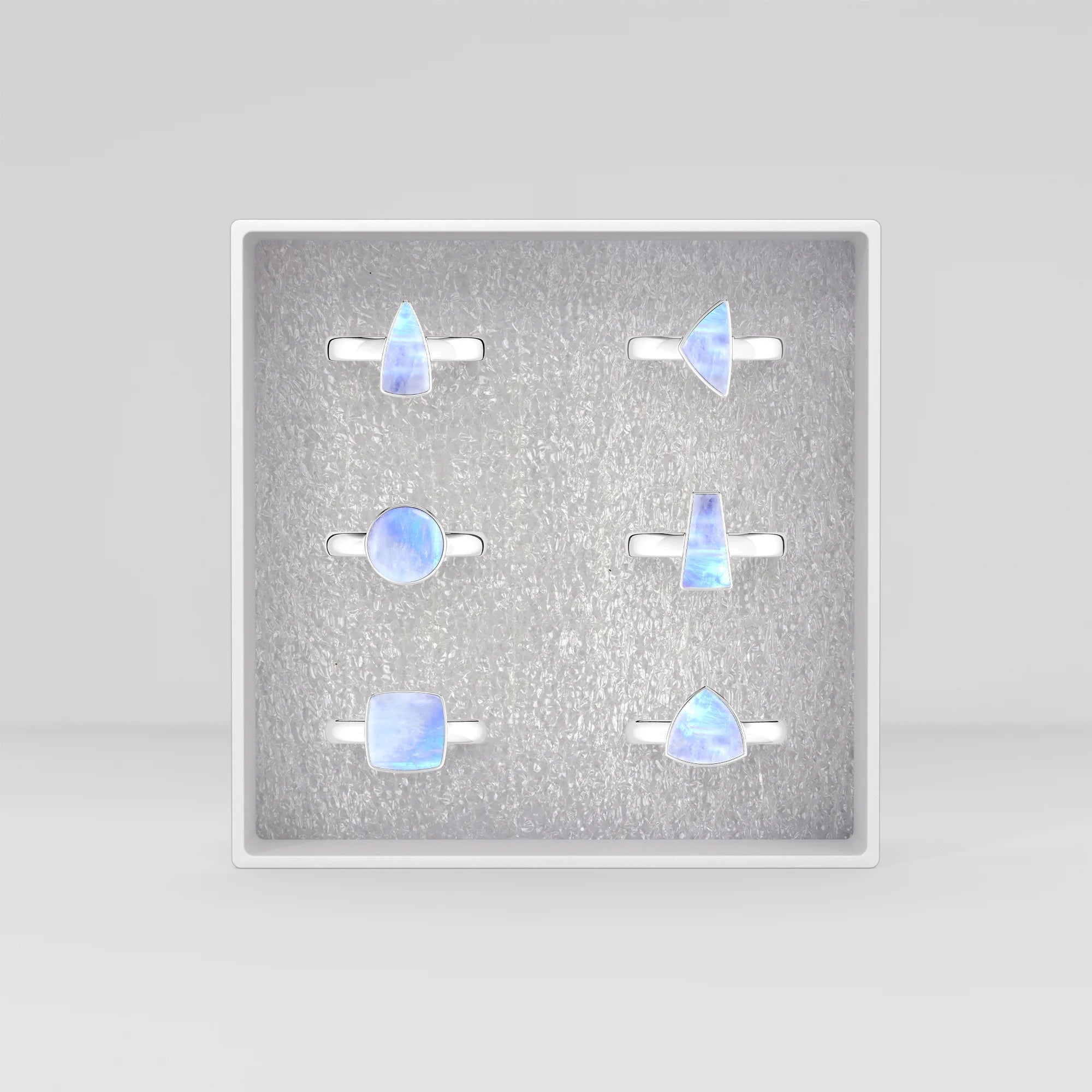 purple-moonstone bezel-set ring