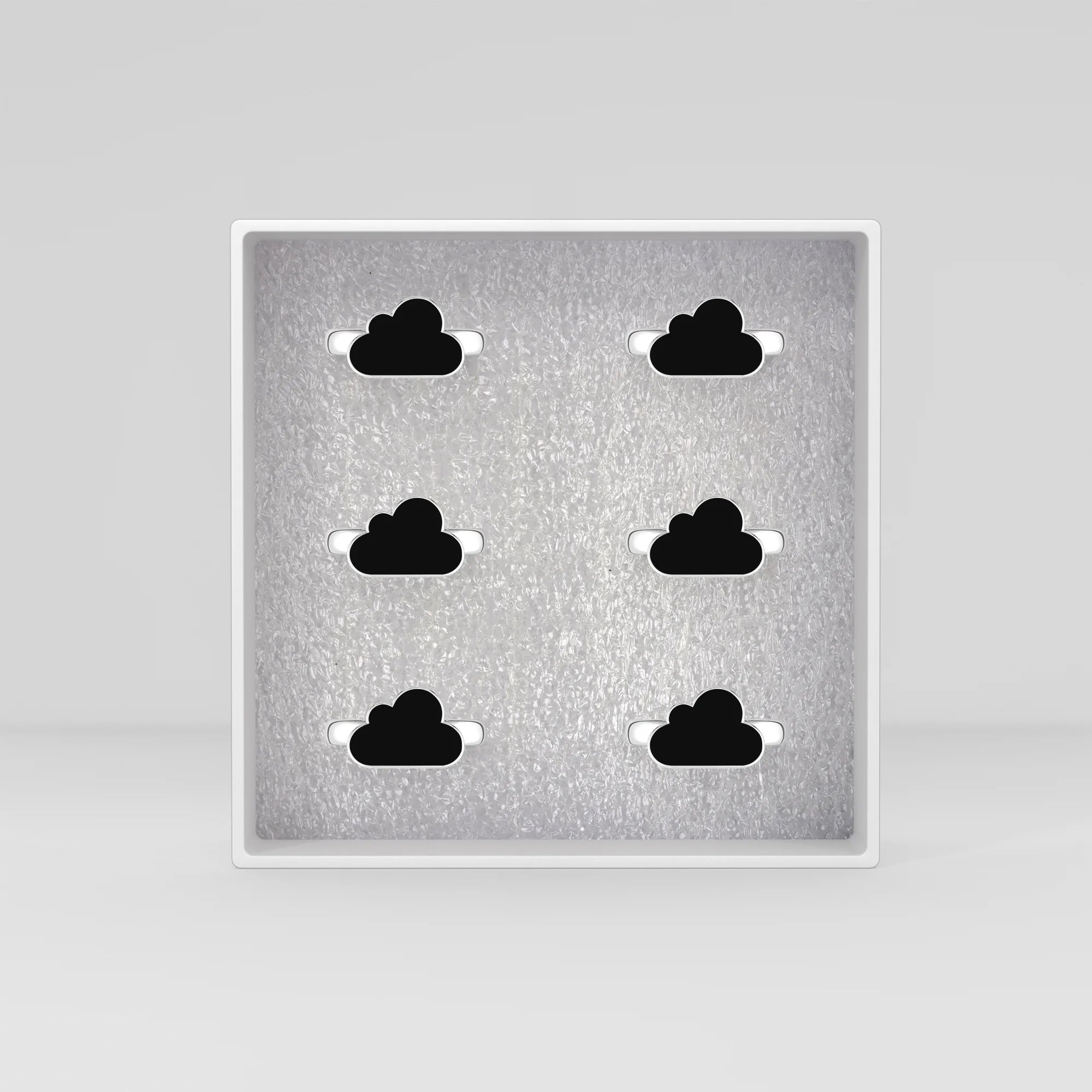 black onyx bezel-set ring