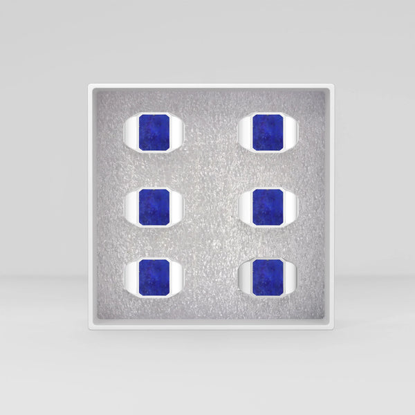 lapis lazuli men bezel-set ring