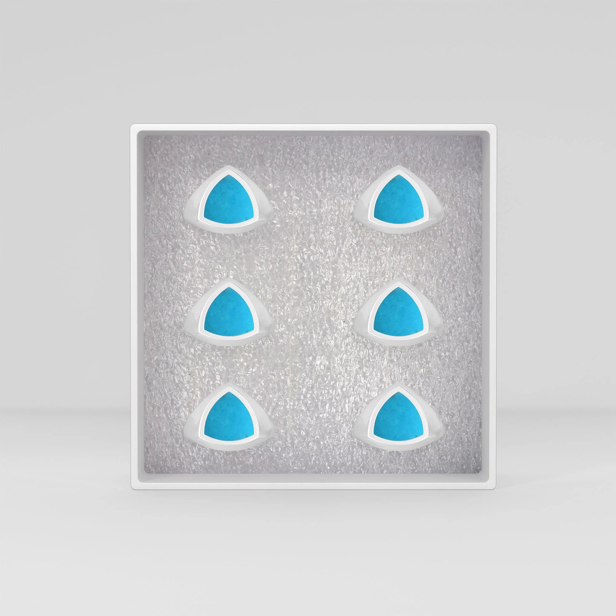 turquoise men bezel-set ring