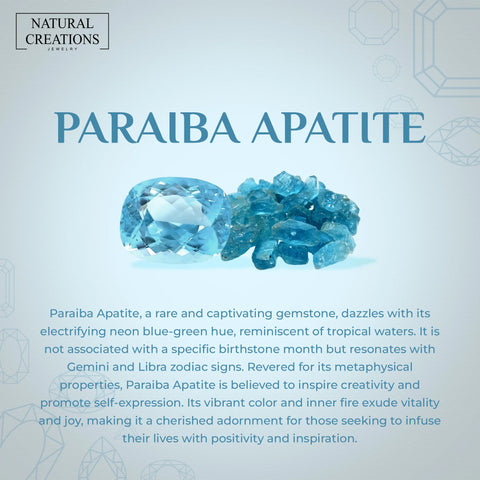 paraiba apatite earrings 
