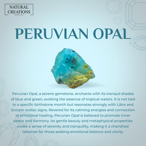 peruvian opal bezel-set ring