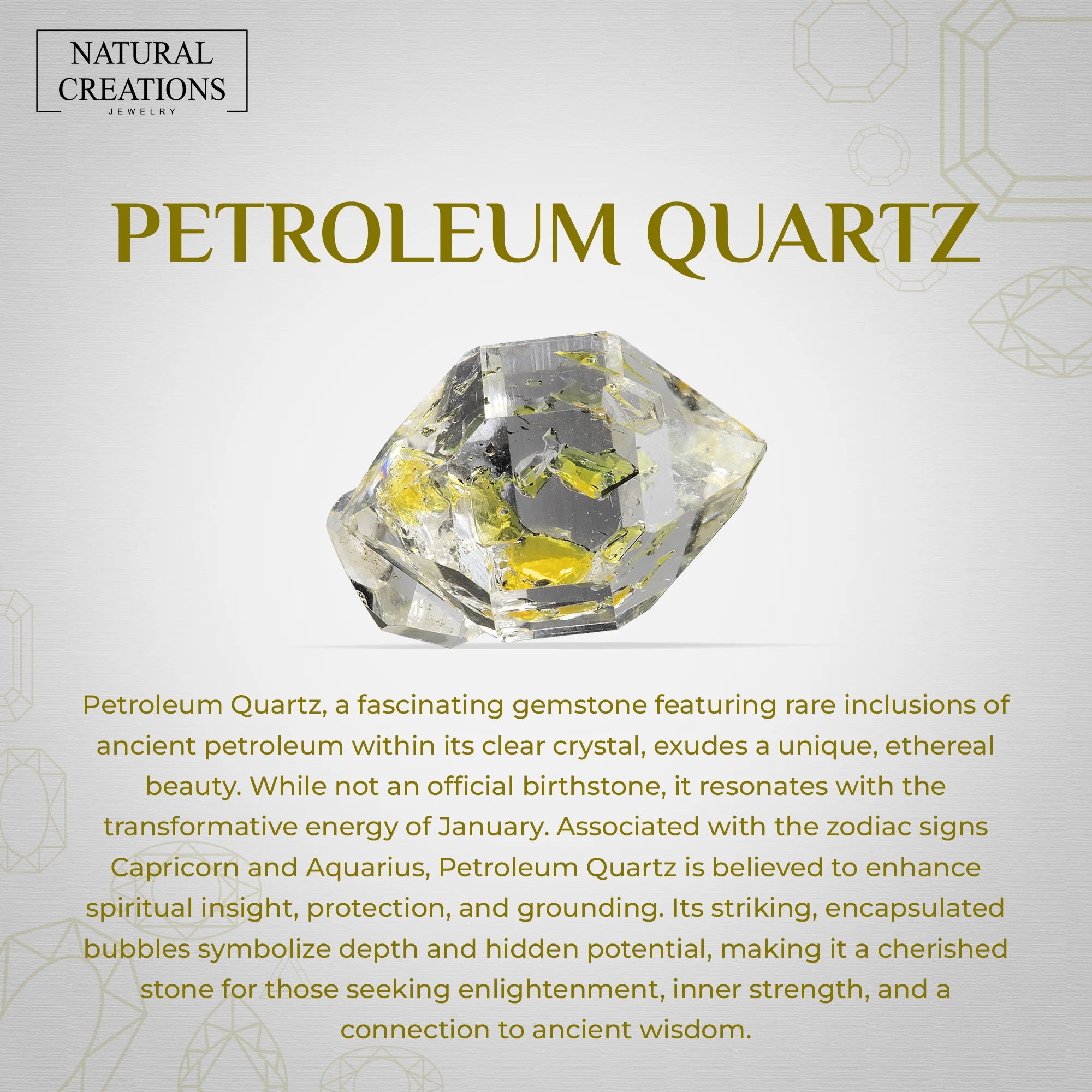 petroleum quartz earrings 