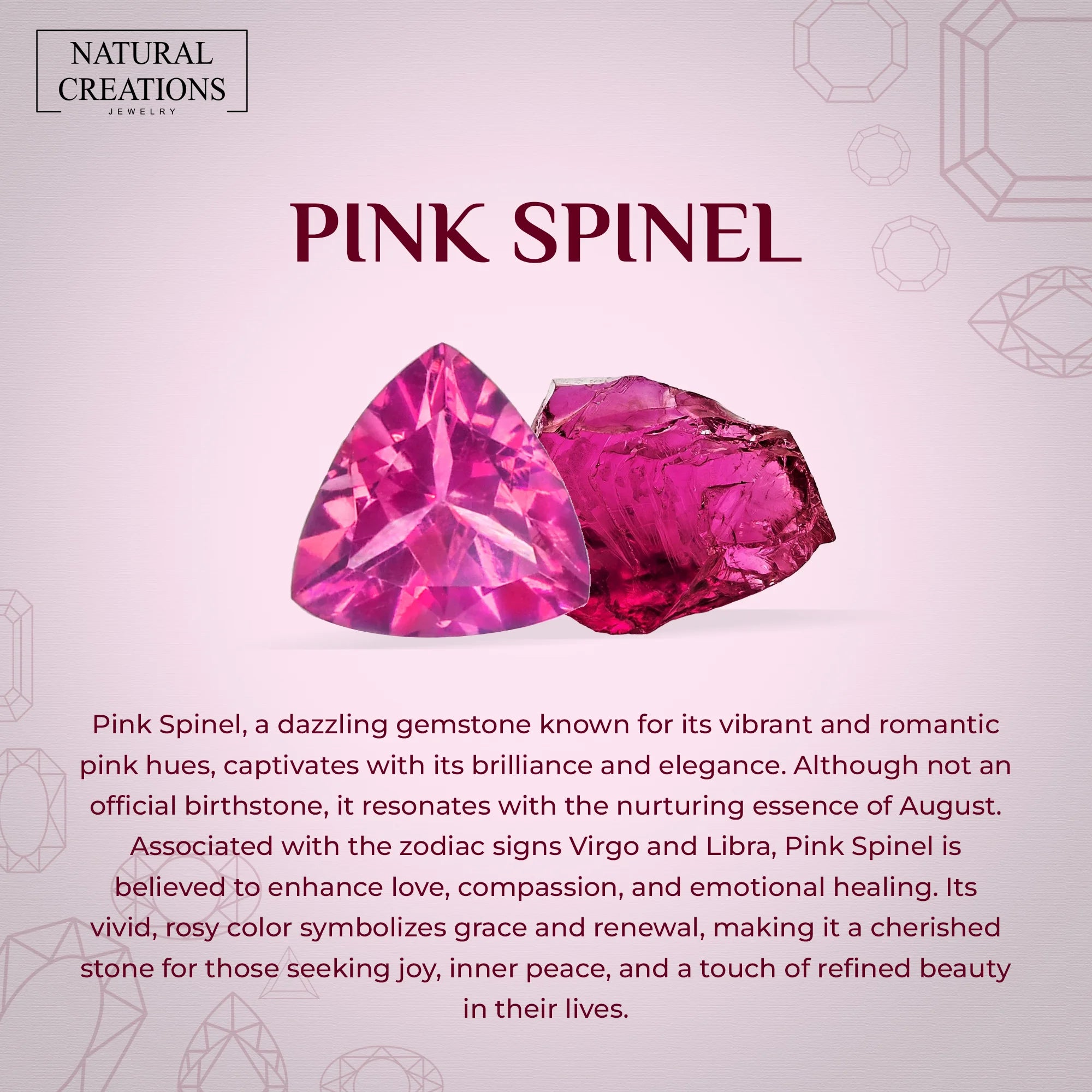 pink spinel earrings 