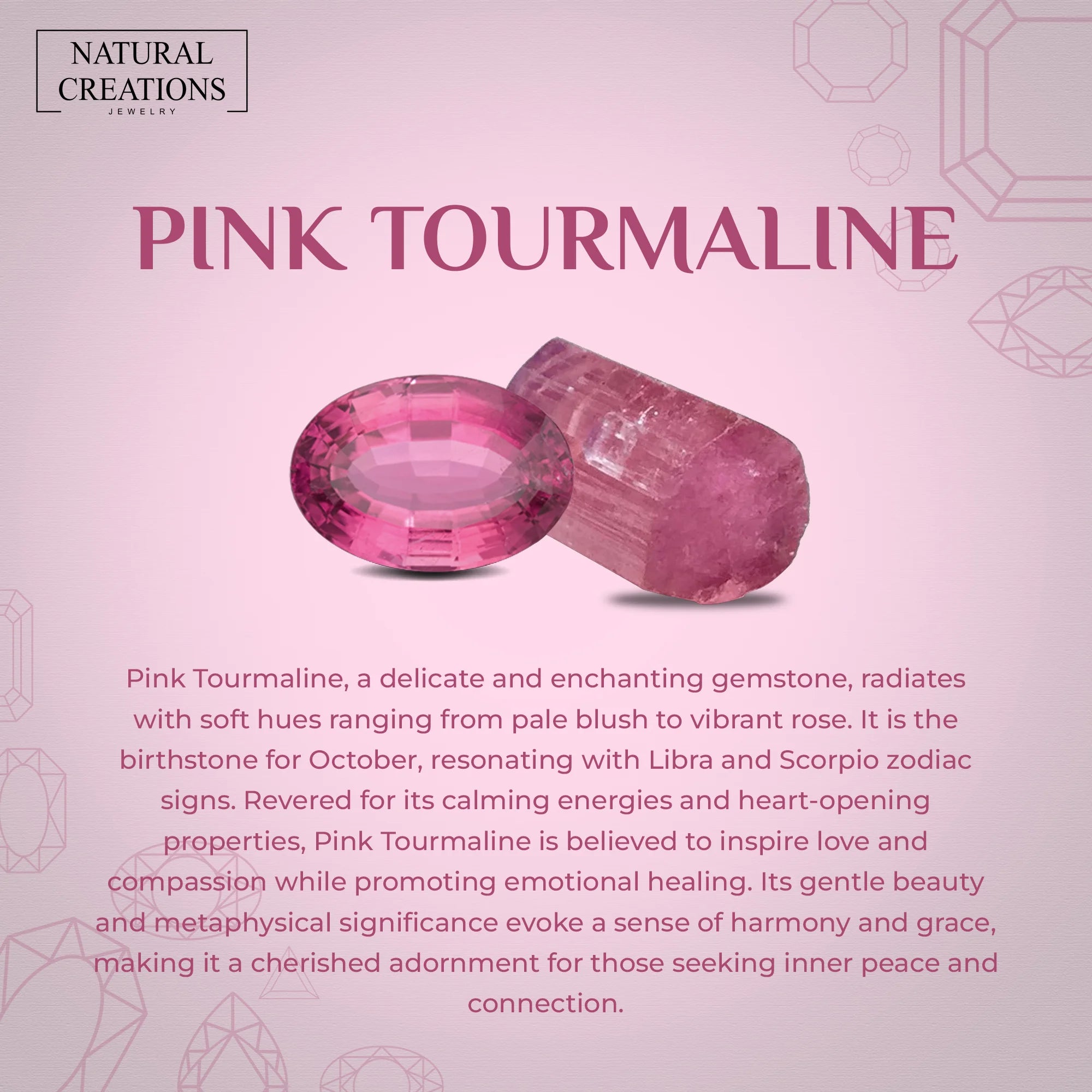 pink tourmaline stackable prong-set ring