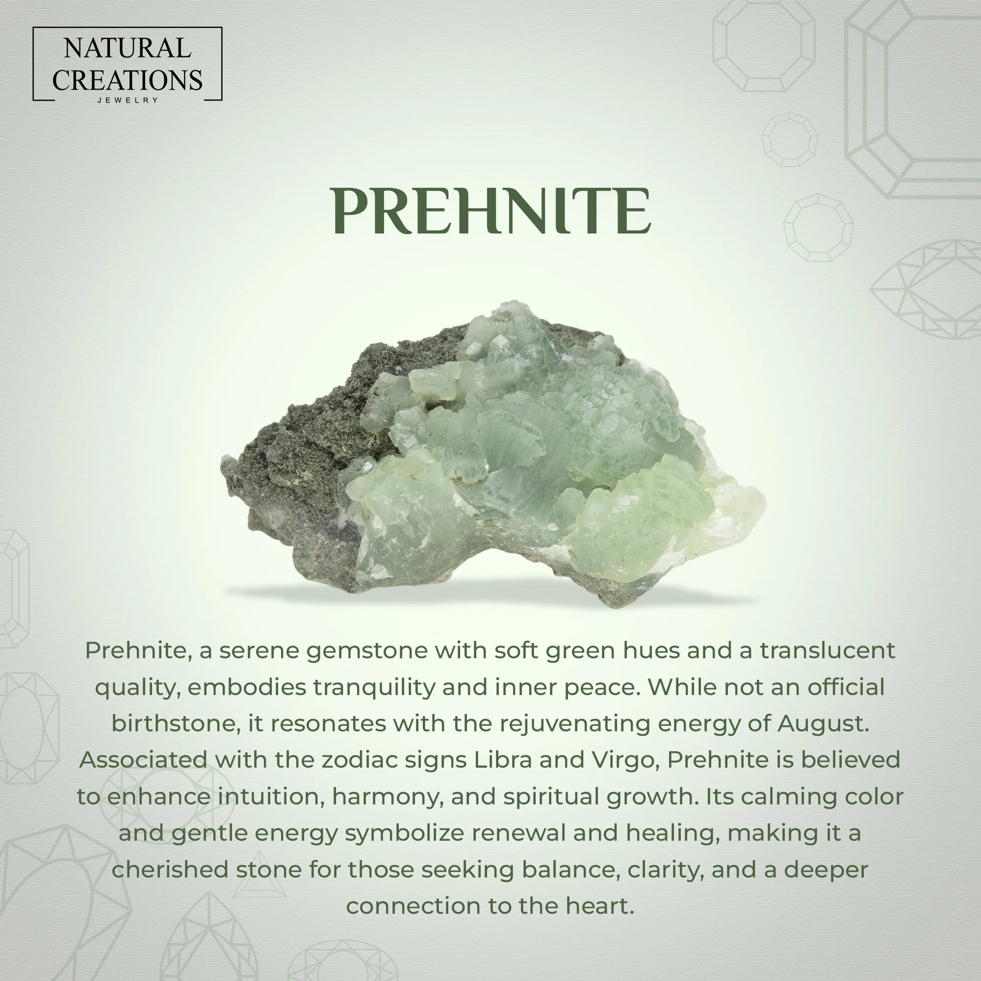 prehnite cut bracelet