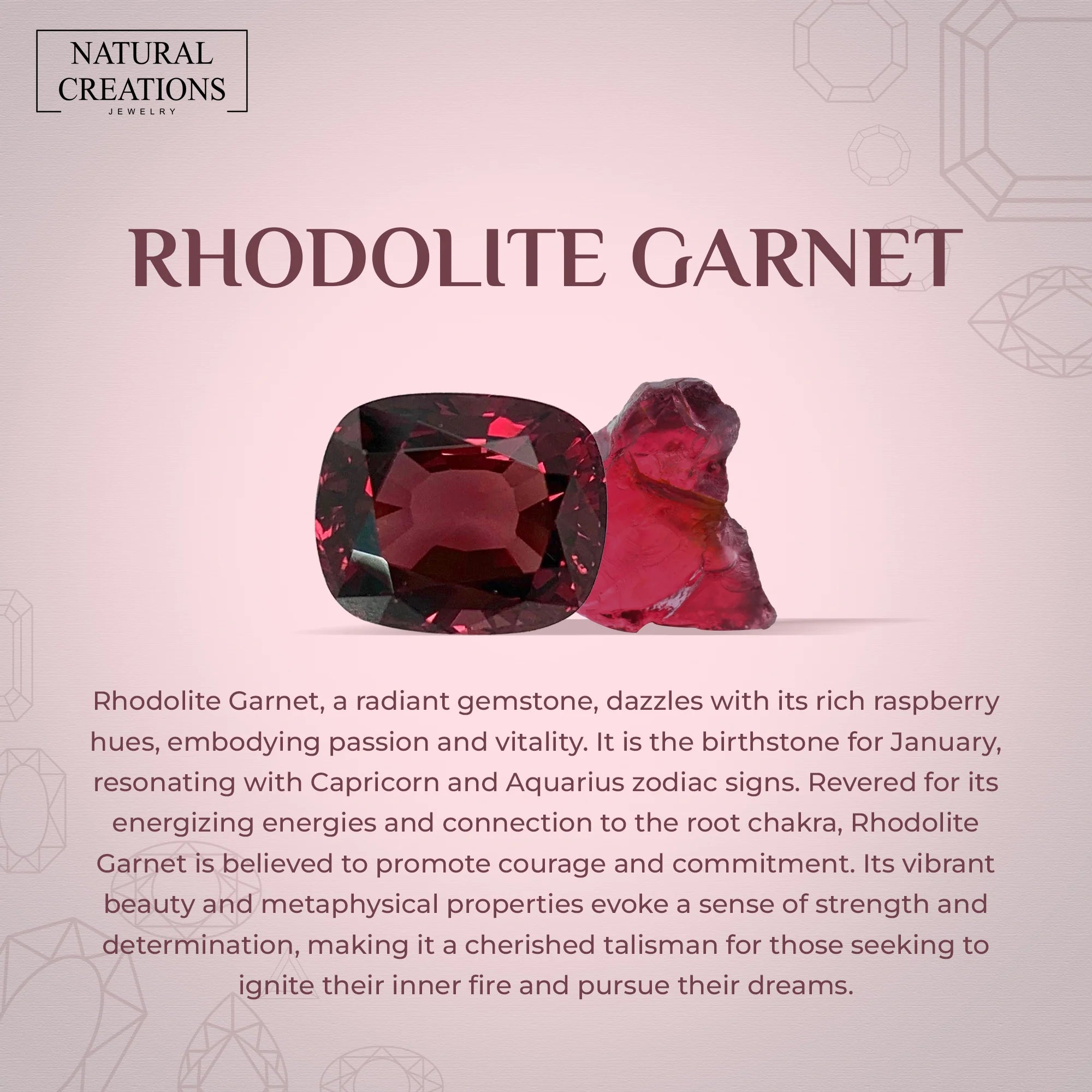 rhodolite-garnet prong-set ring