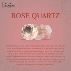 rose quartz cab bracelet