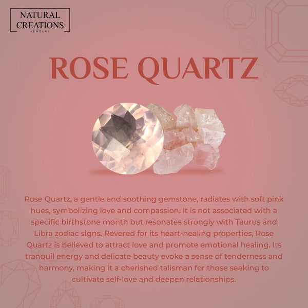 rose quartz stackable bezel-set ring