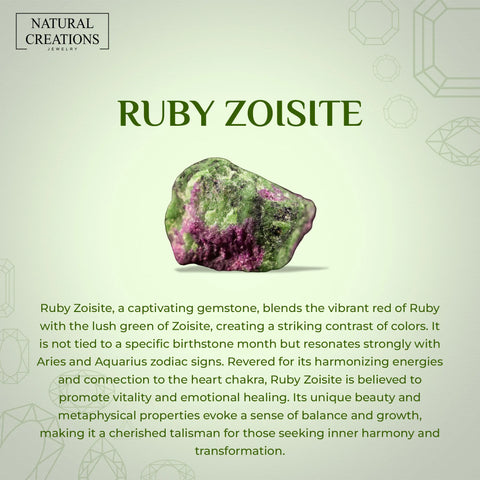 ruby zoisite earrings 